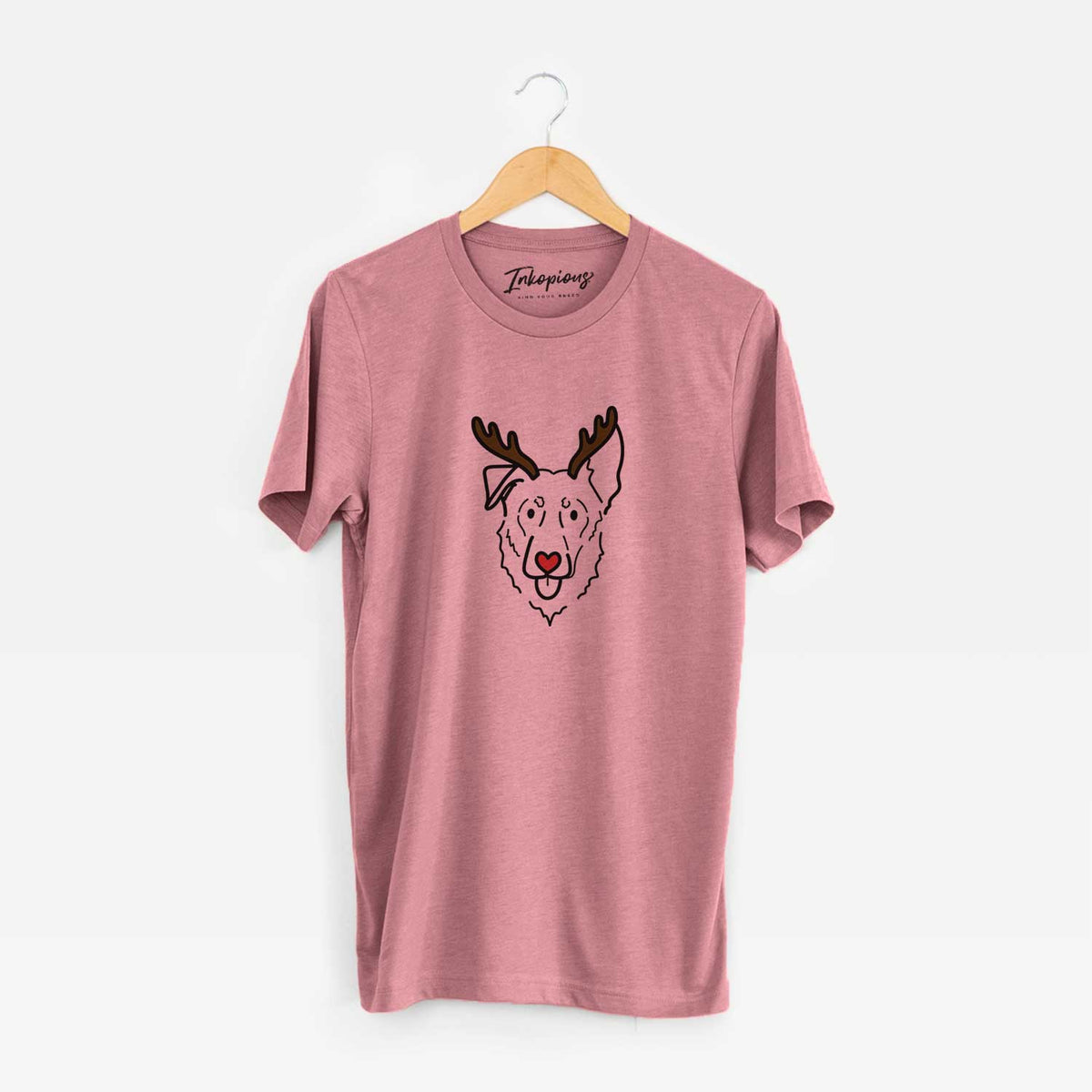 Red Nose Shepherd Mix - Bodhi - Unisex Crewneck