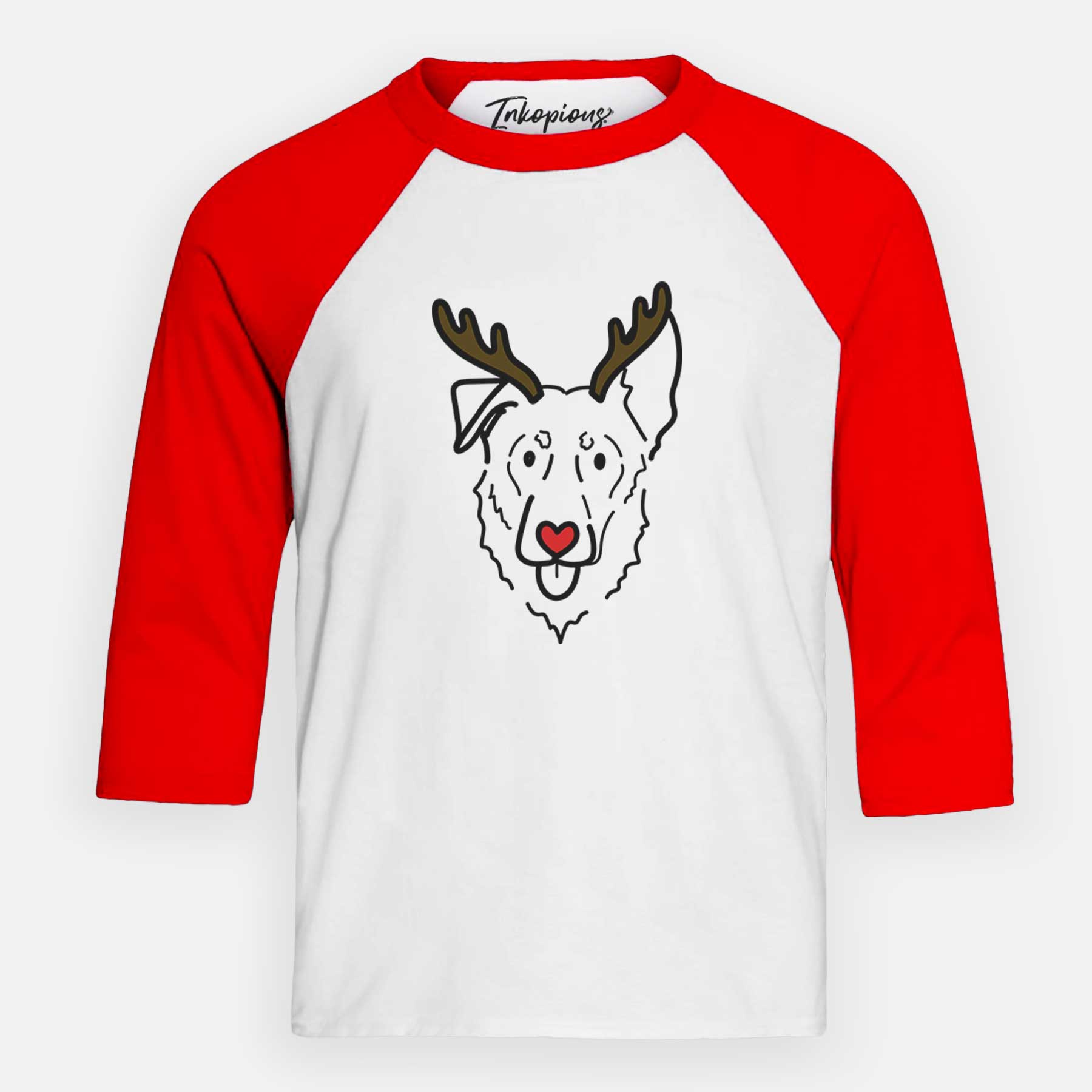 Red Nose Shepherd Mix - Bodhi - Youth 3/4 Long Sleeve