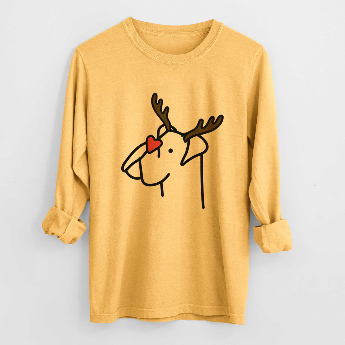 Red Nose Boxer - Heavyweight 100% Cotton Long Sleeve