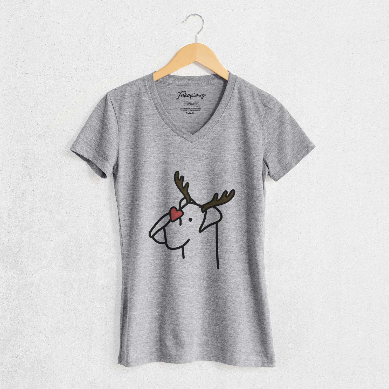 Red Nose Boxer - Women's V-neck Shirt