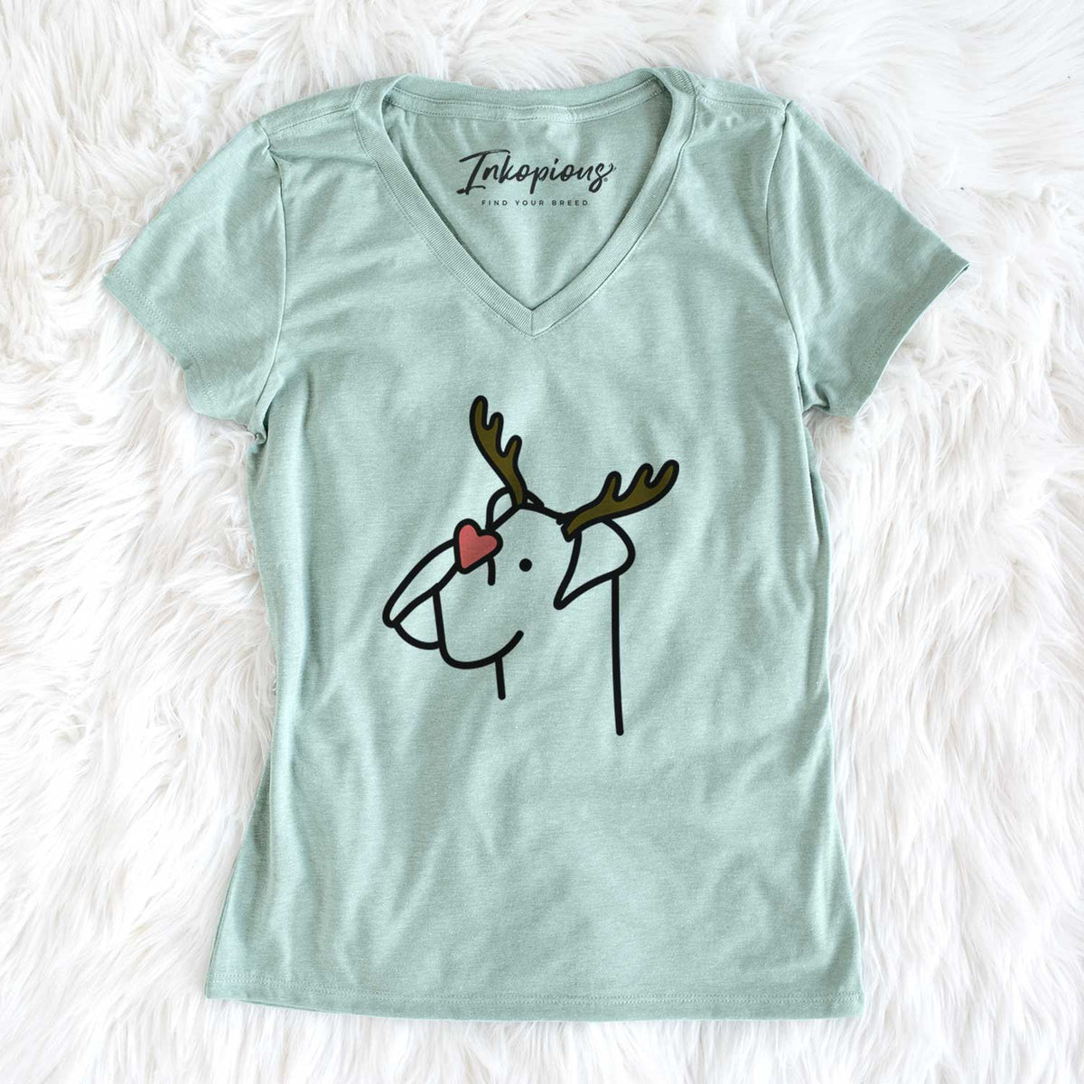 Red Nose Boxer - Women's V-neck Shirt