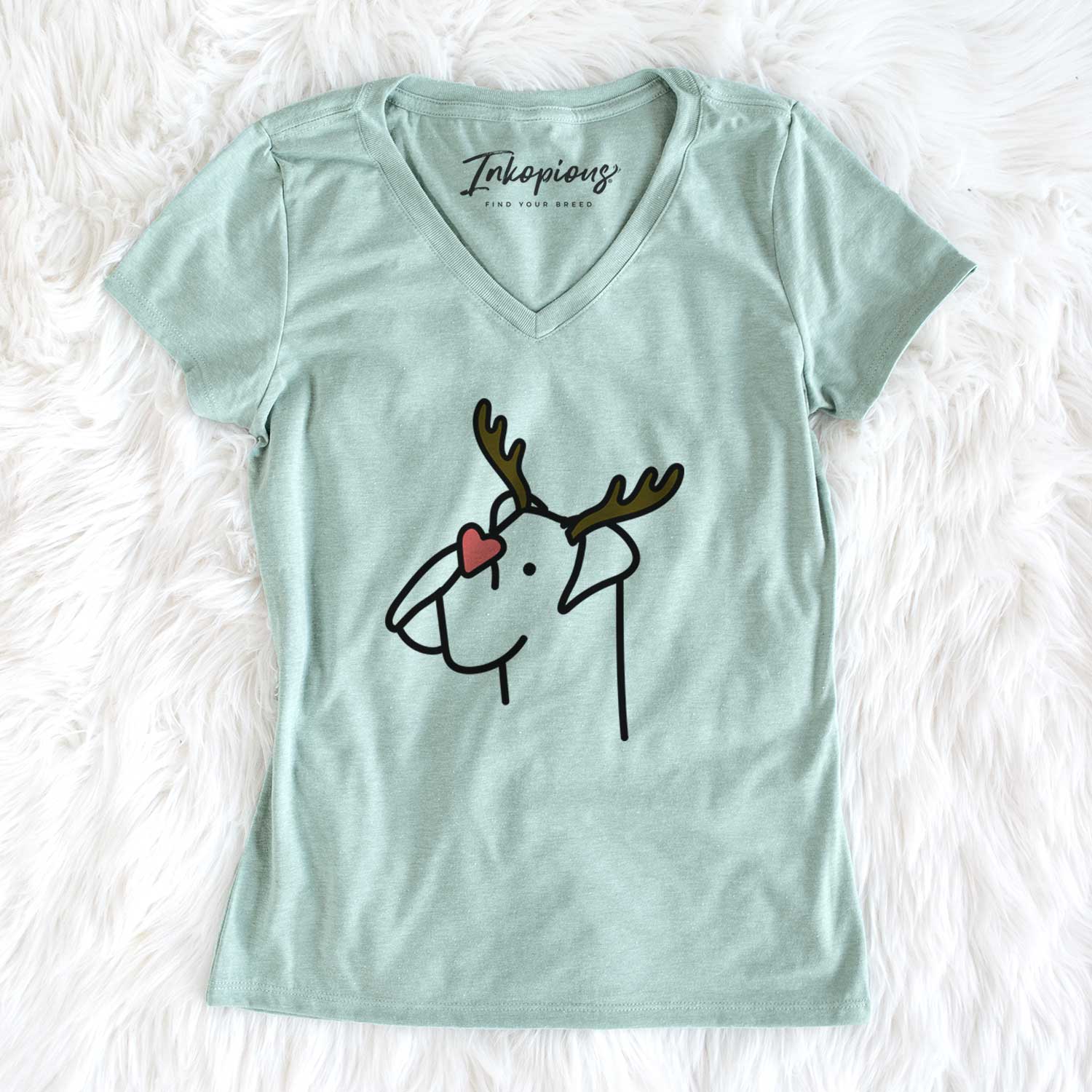 Red Nose Boxer - Women's V-neck Shirt