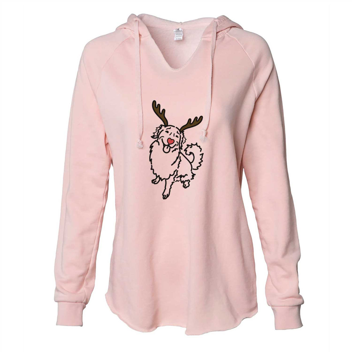 Red Nose Golden Retriever - Brinkley - Cali Wave Hooded Sweatshirt