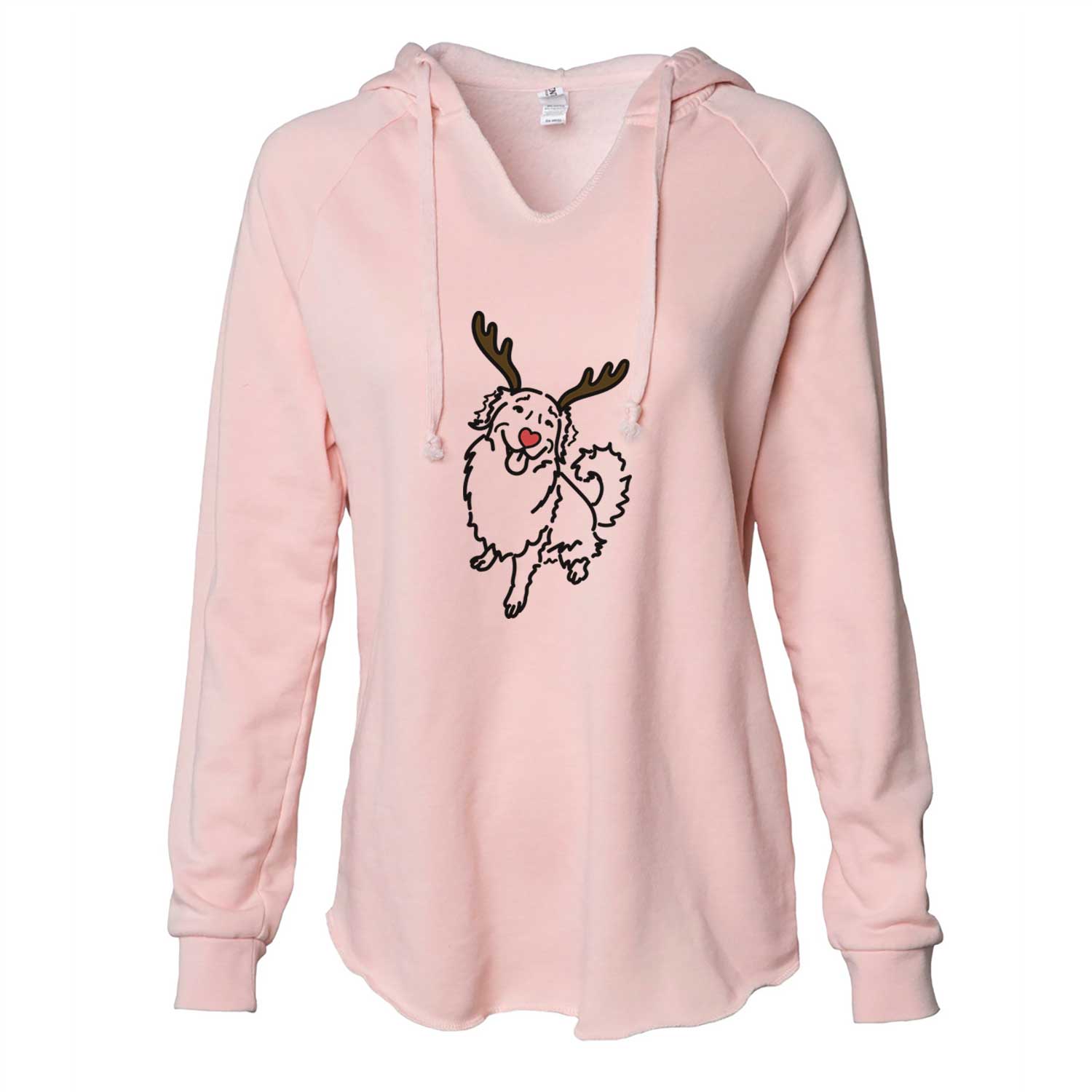 Red Nose Golden Retriever - Brinkley - Cali Wave Hooded Sweatshirt