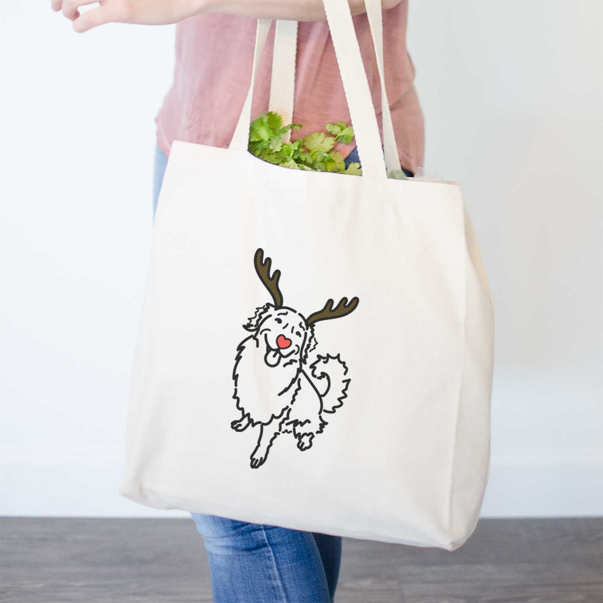 Red Nose Golden Retriever - Brinkley - Tote Bag
