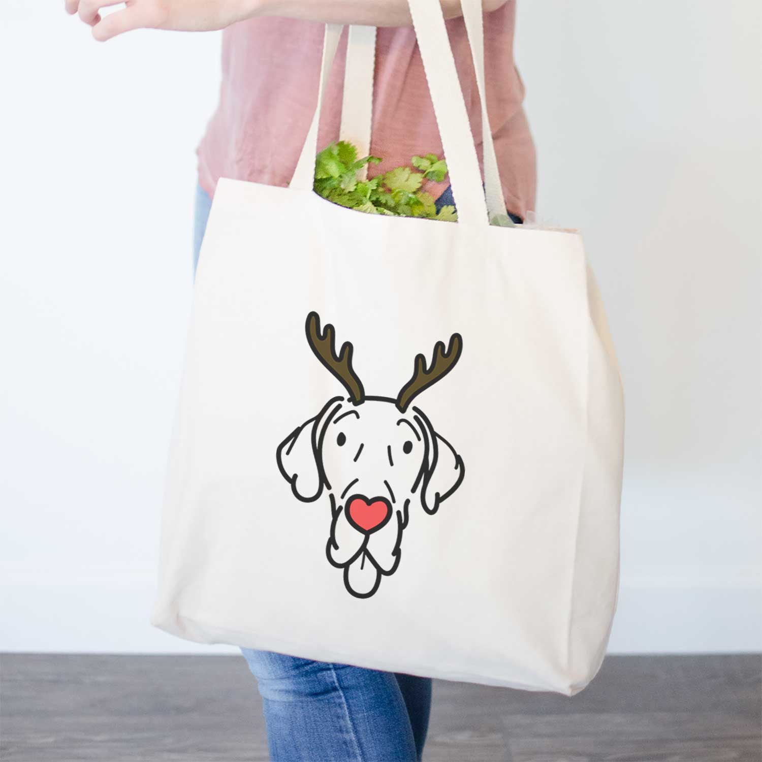 Red Nose Great Dane - Bruce - Tote Bag