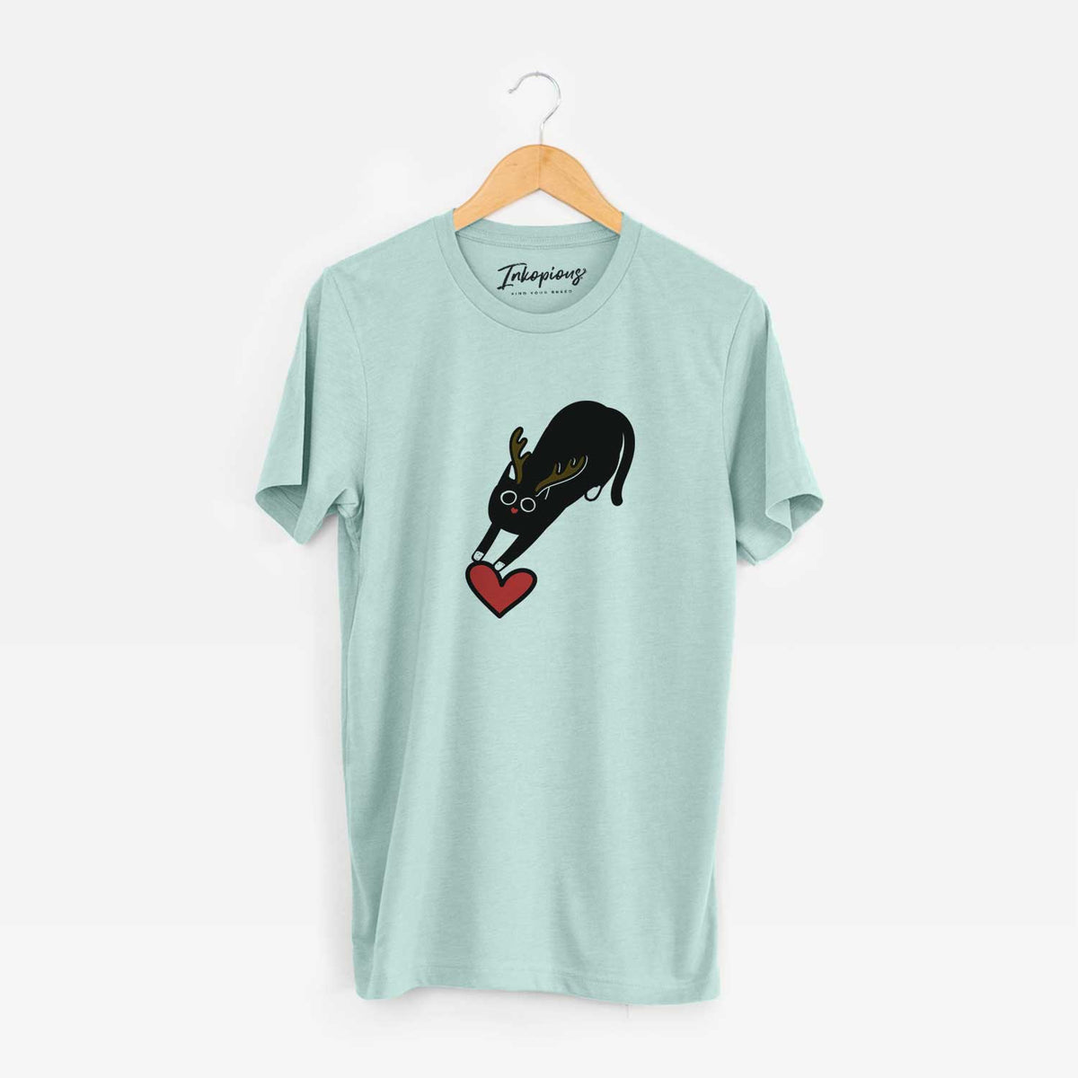Red Nose Black Cat - Bug - Unisex Crewneck