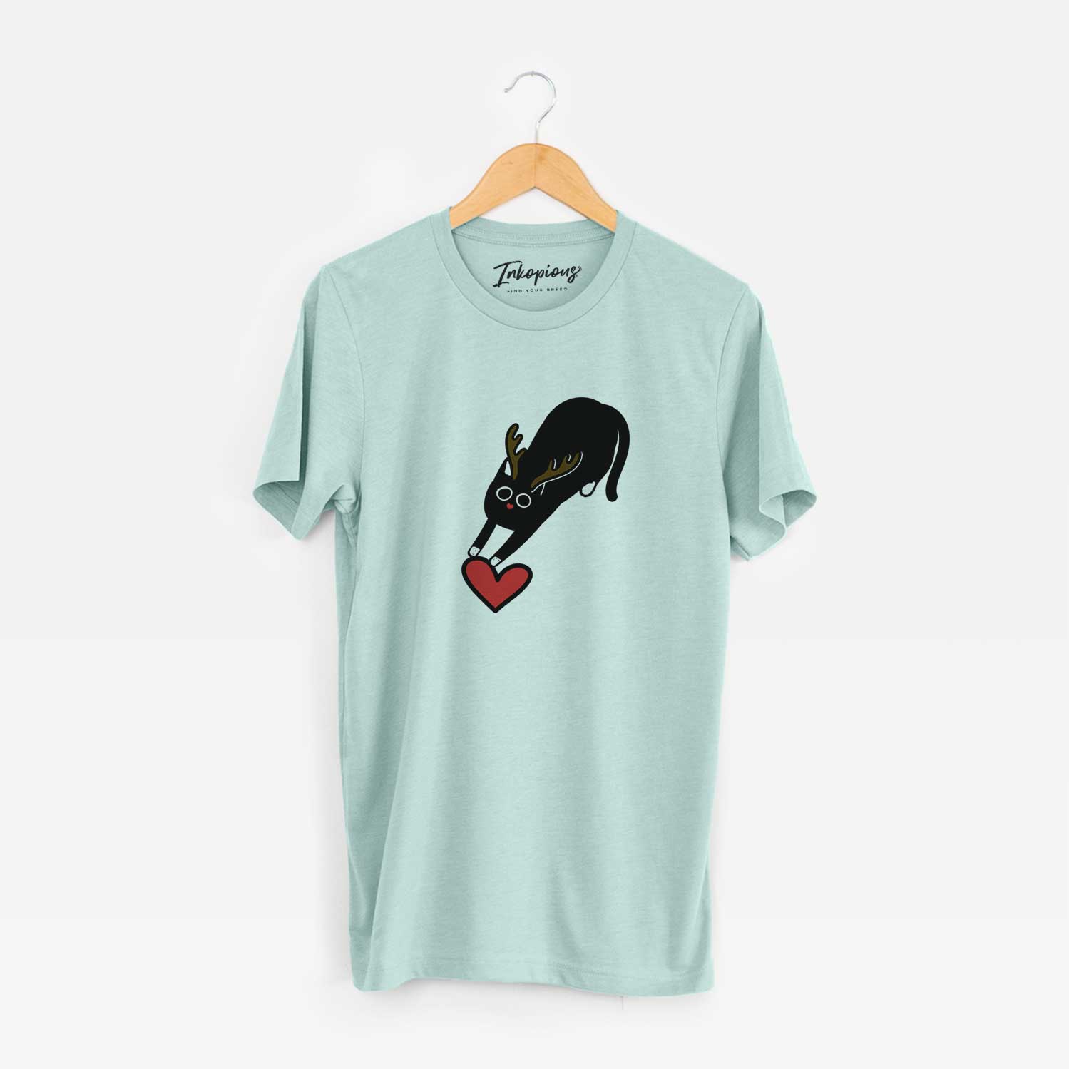 Red Nose Black Cat - Bug - Unisex Crewneck