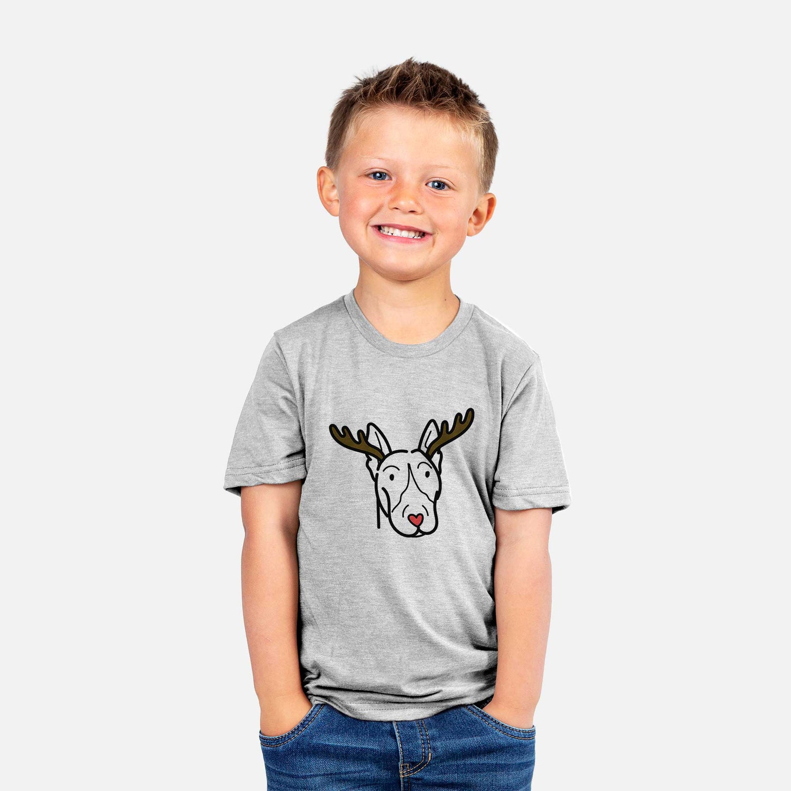 Red Nose Bull Terrier - Kids/Youth/Toddler Shirt