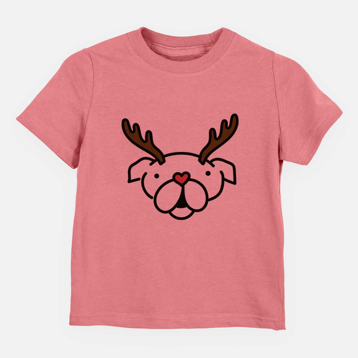 Red Nose English Bulldog - Kids/Youth/Toddler Shirt