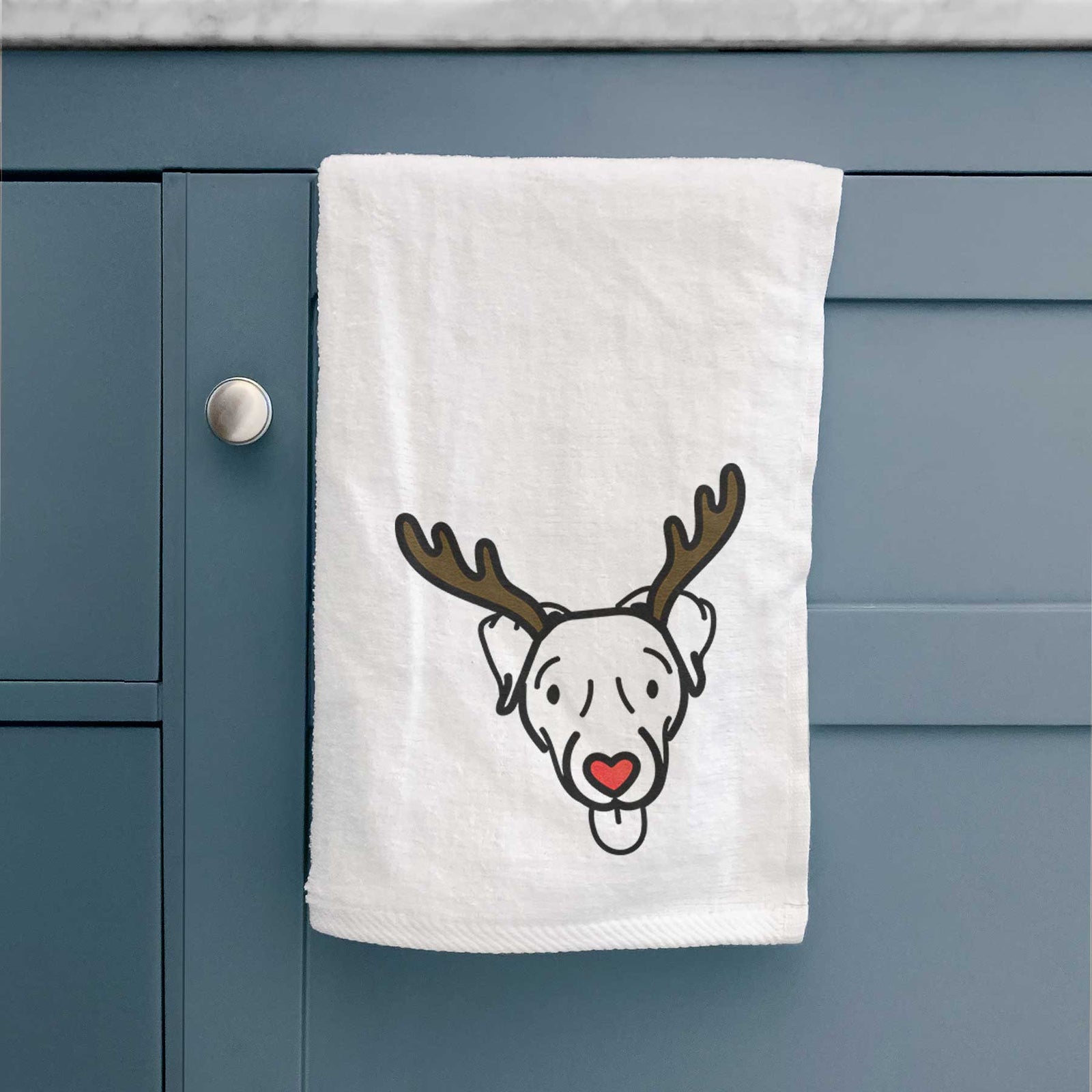 Red Nose Jack Russell Terrier - Cammy - Decorative Hand Towel