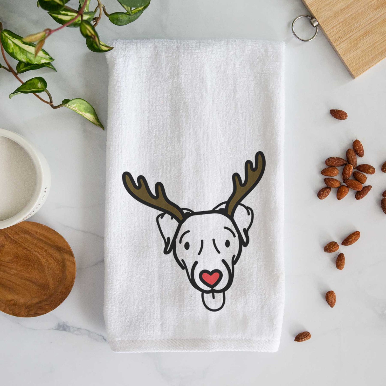 Red Nose Jack Russell Terrier - Cammy - Decorative Hand Towel