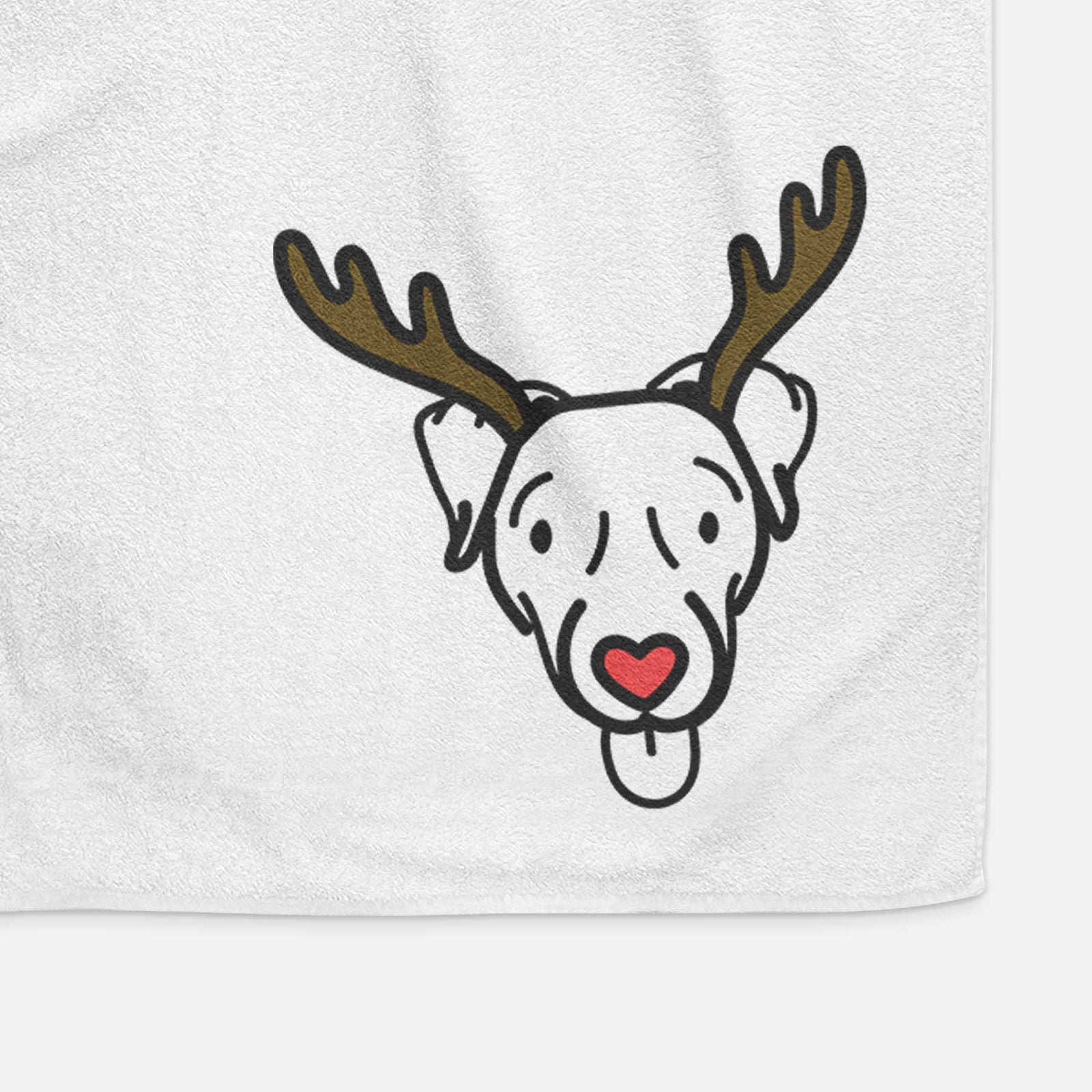 Red Nose Jack Russell Terrier - Cammy - Decorative Hand Towel