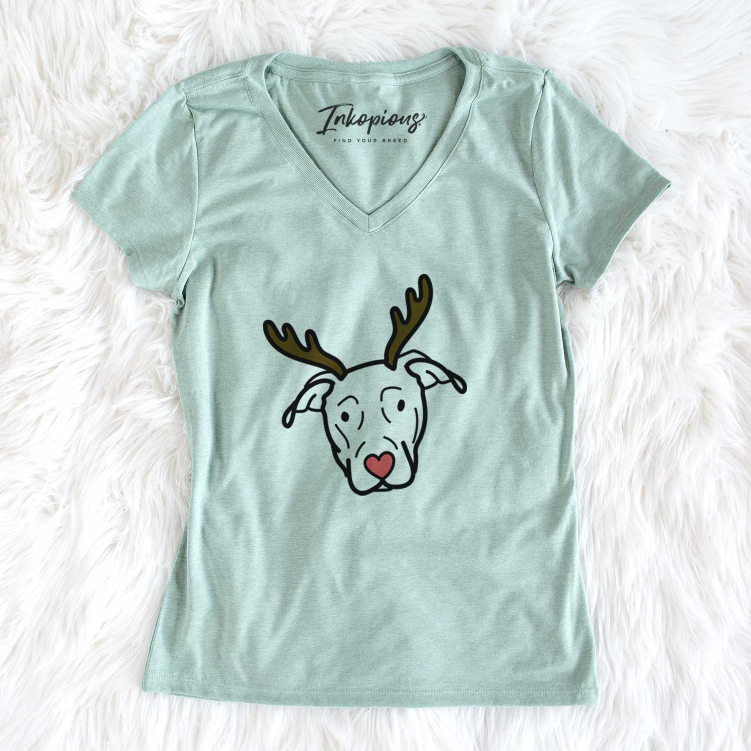 Red Nose Catahoula - Women's V-neck Shirt