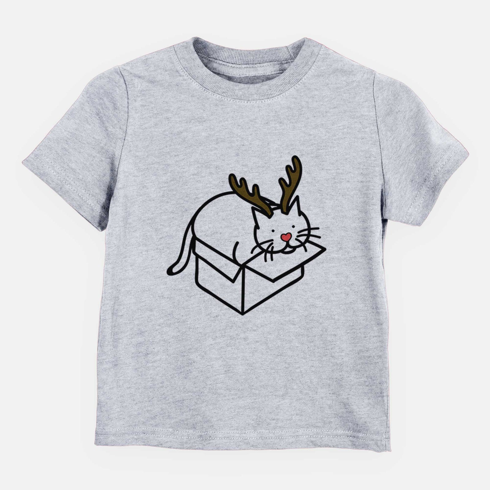 Red Nose Cat in a Box - Charlie - Kids/Youth/Toddler Shirt