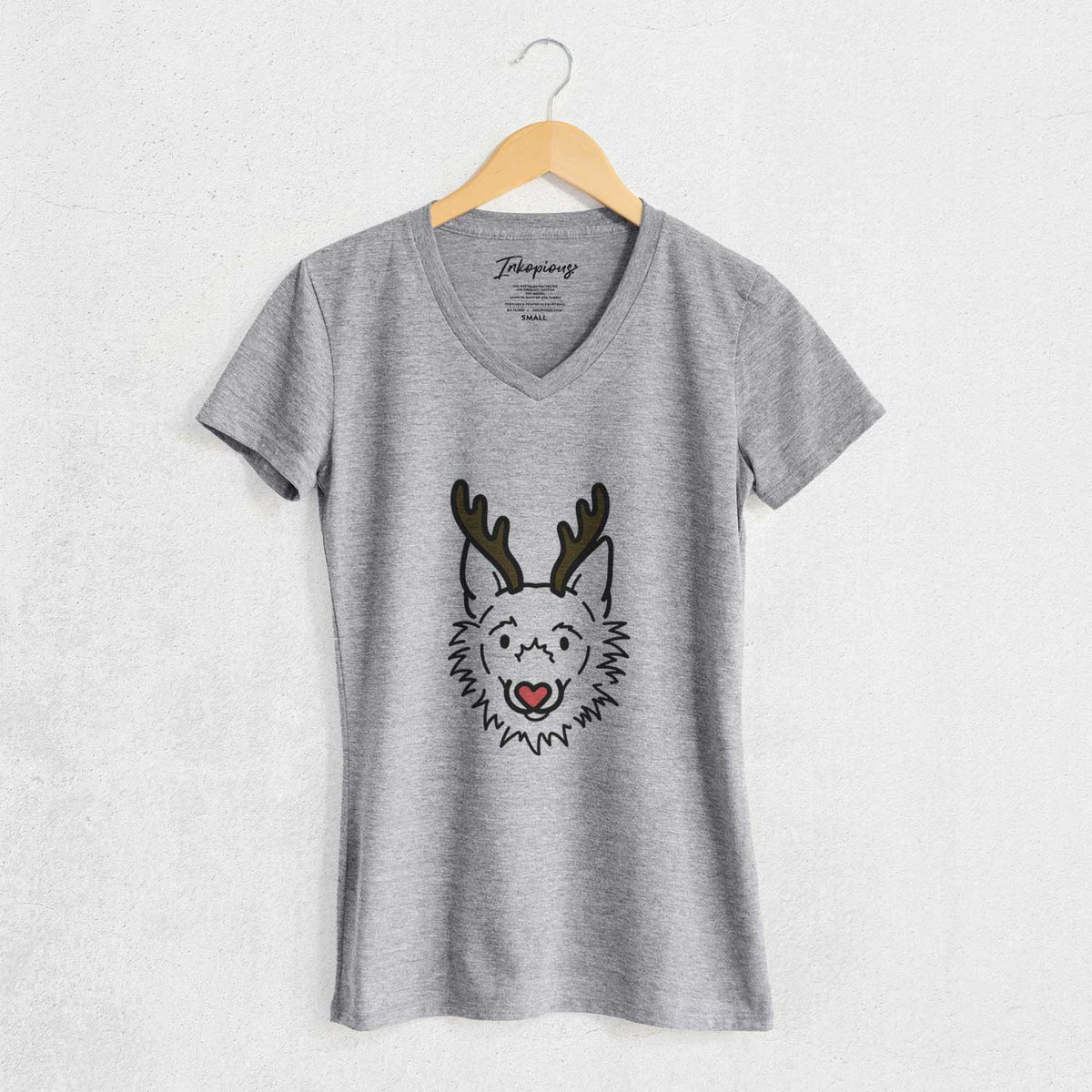 Red Nose Super Mutt - Chewy - Women's V-neck Shirt