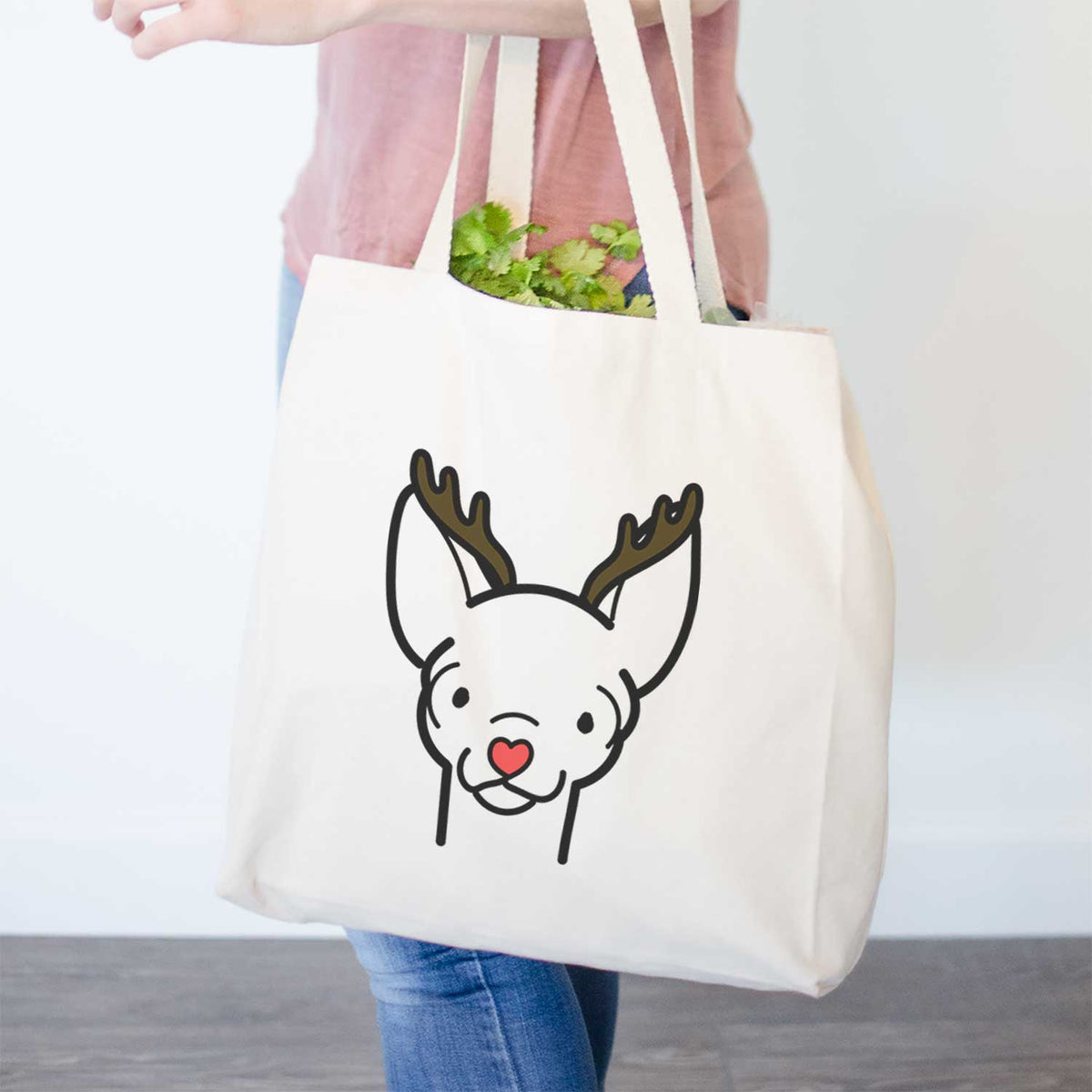 Red Nose Chihuahua - Tote Bag