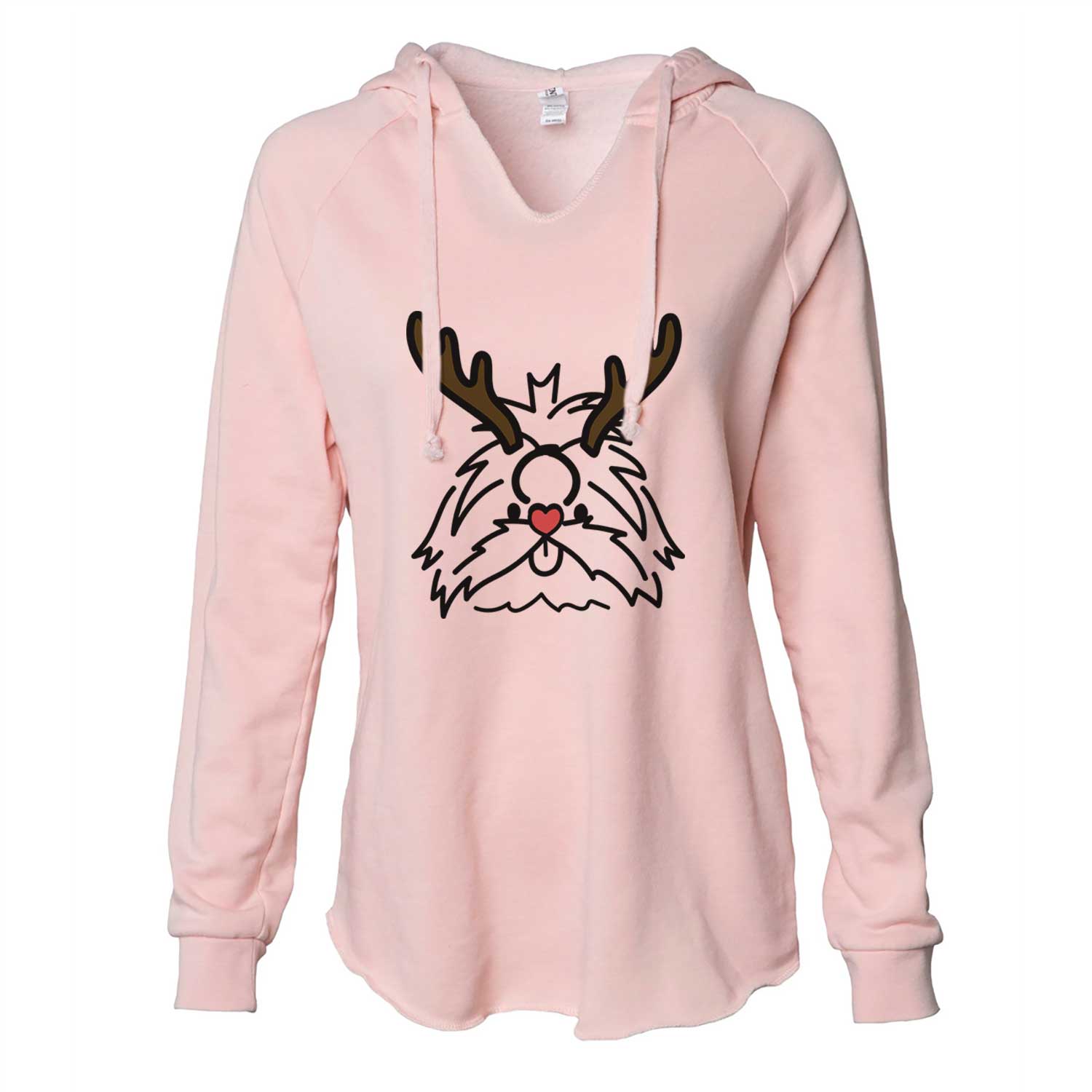 Red Nose Shih Tzu - CoCo - Cali Wave Hooded Sweatshirt