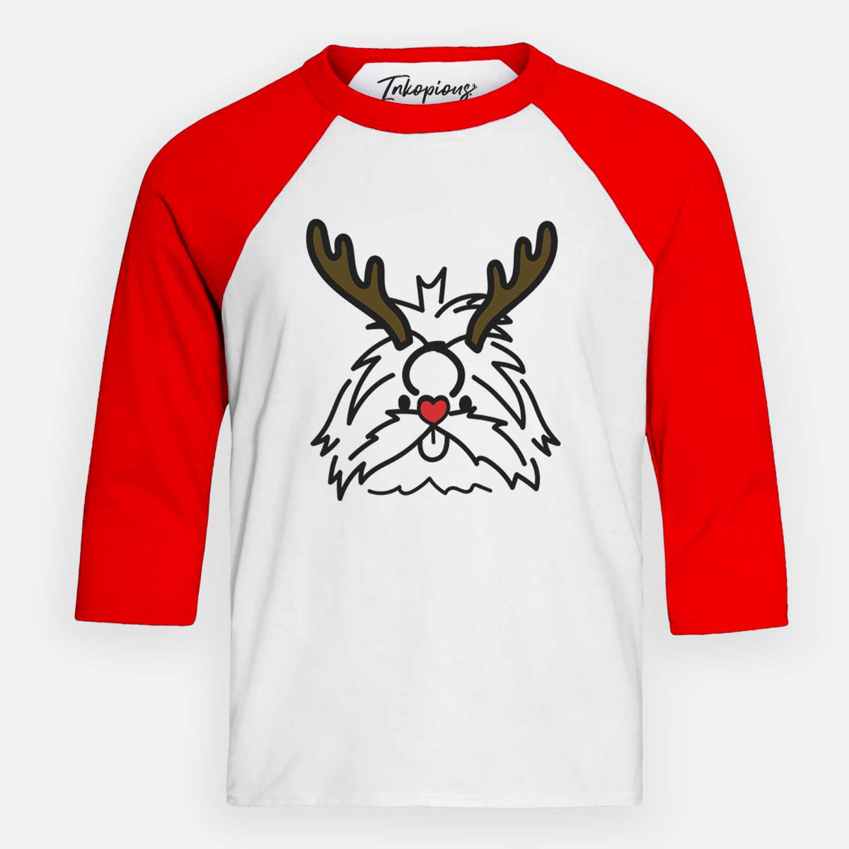 Red Nose Shih Tzu - CoCo - Youth 3/4 Long Sleeve