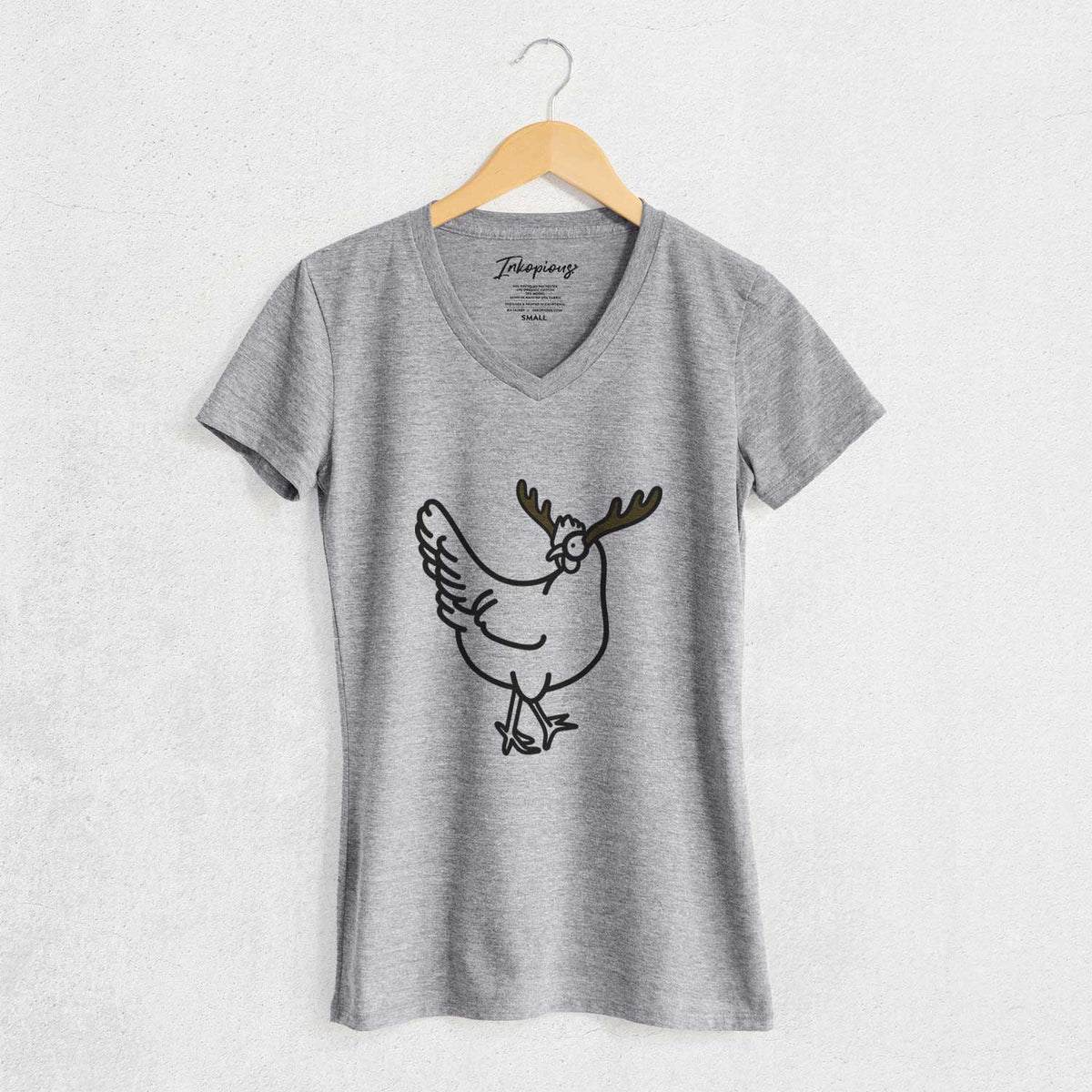 Red Nose Chicken - Daisy - Women's V-neck Shirt