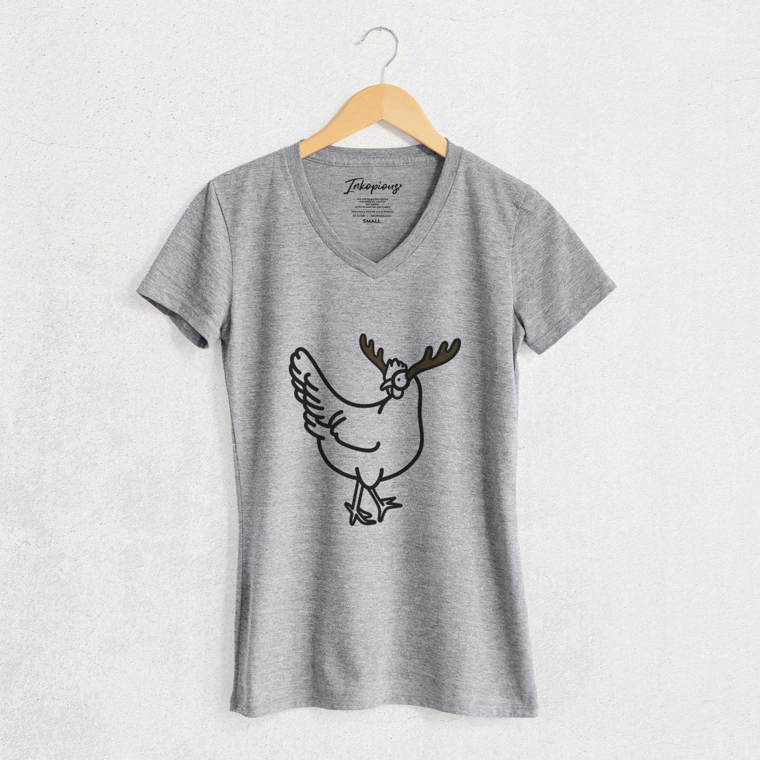 Red Nose Chicken - Daisy - Women's V-neck Shirt