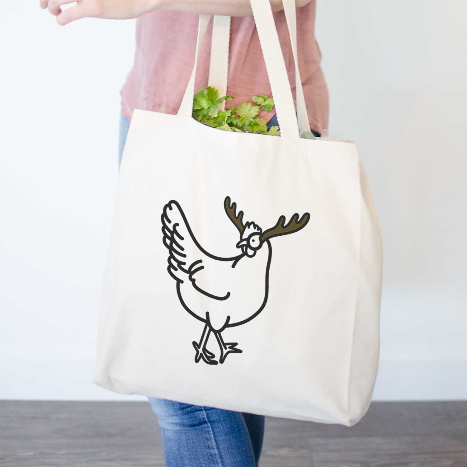 Red Nose Chicken - Daisy - Tote Bag