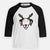 Red Nose Dalmatian - Youth 3/4 Long Sleeve