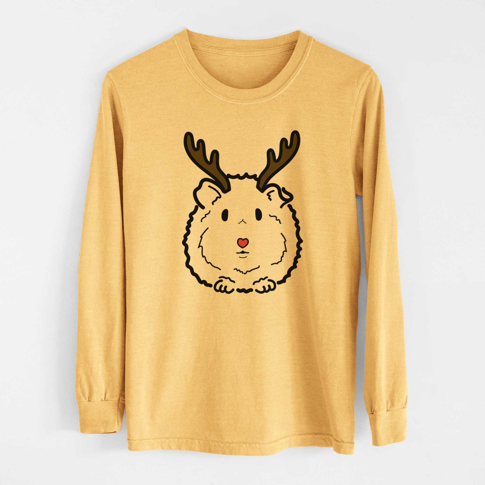 Red Nose Guinea Pig - Duke - Heavyweight 100% Cotton Long Sleeve