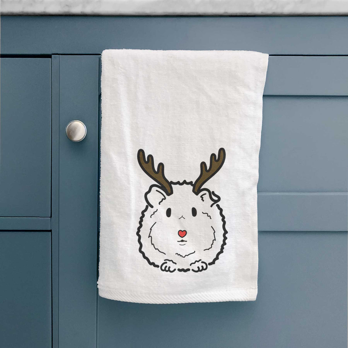 Red Nose Guinea Pig - Duke - Decorative Hand Towel