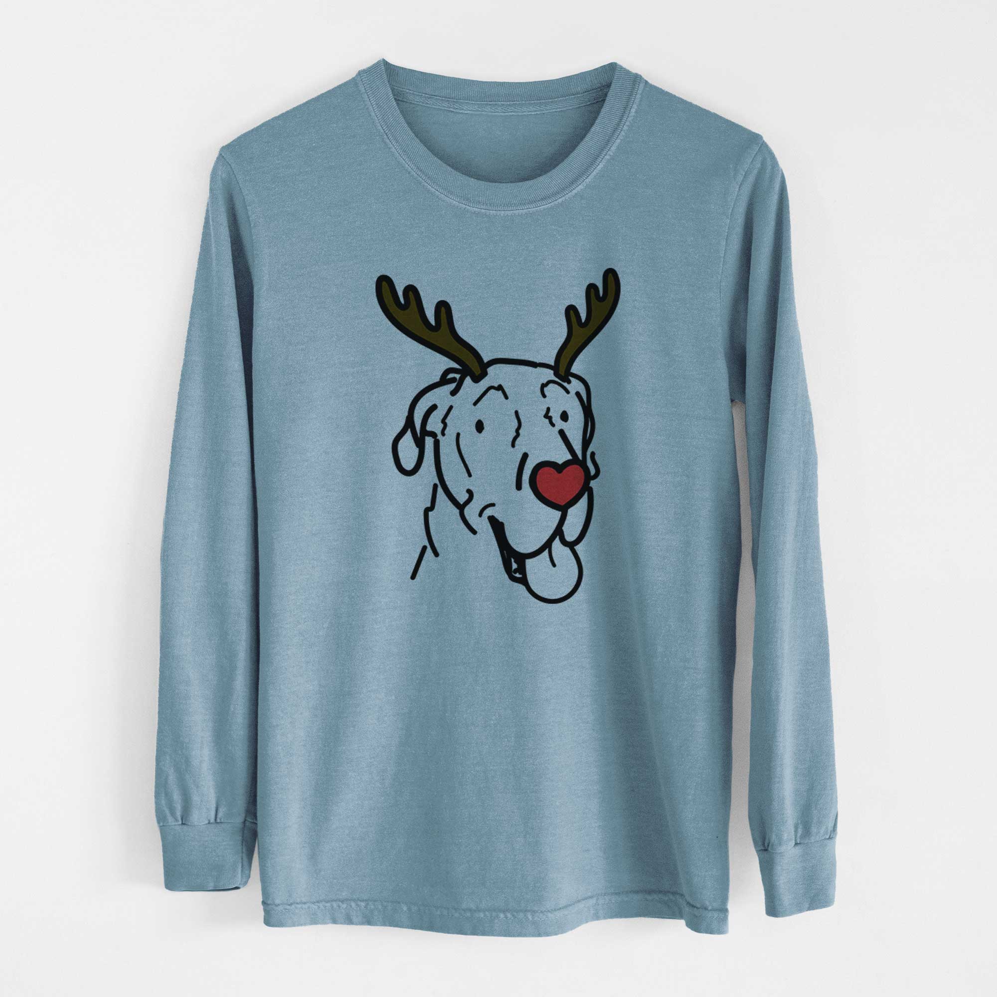 Red Nose Great Dane - Duncan - Heavyweight 100% Cotton Long Sleeve