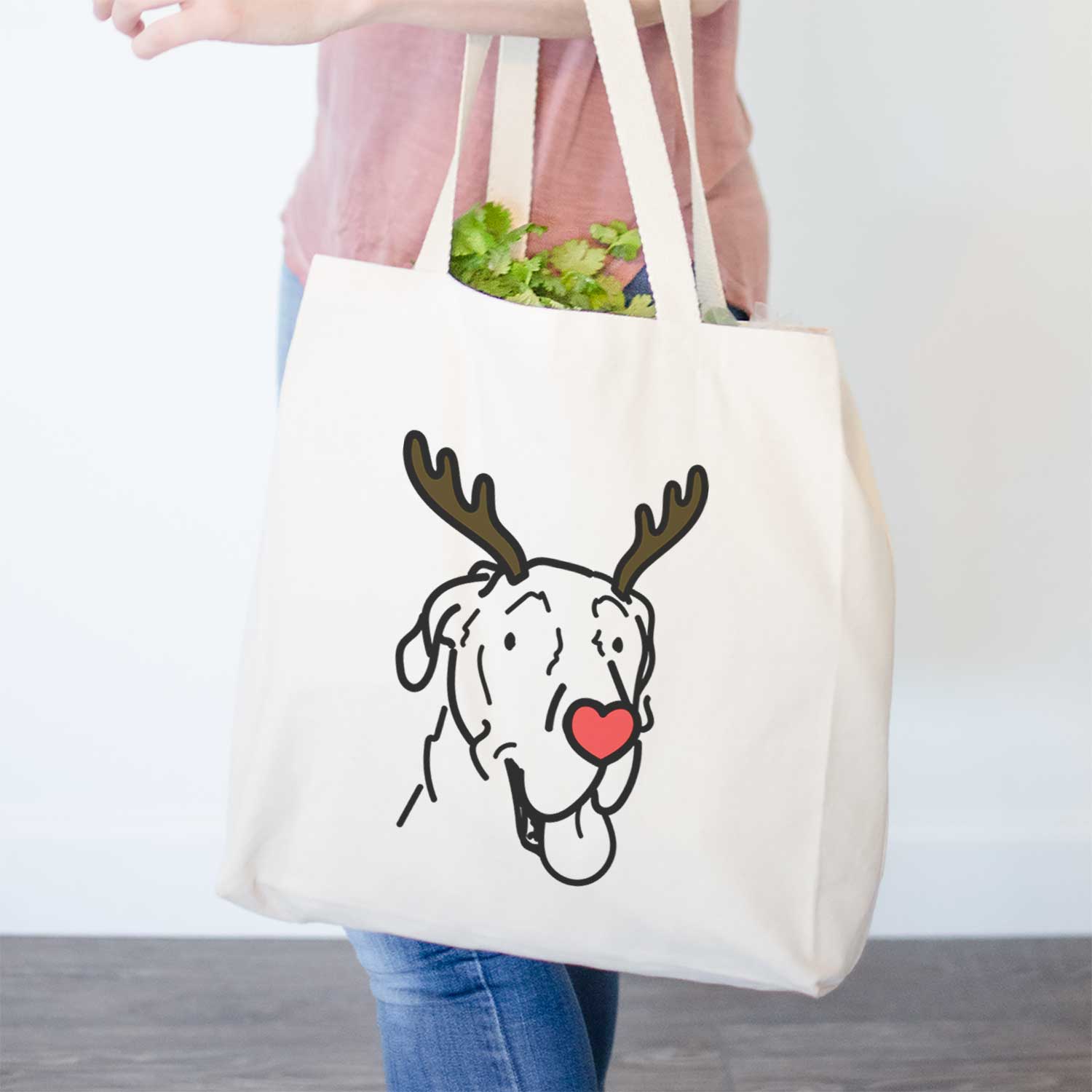 Red Nose Great Dane - Duncan - Tote Bag