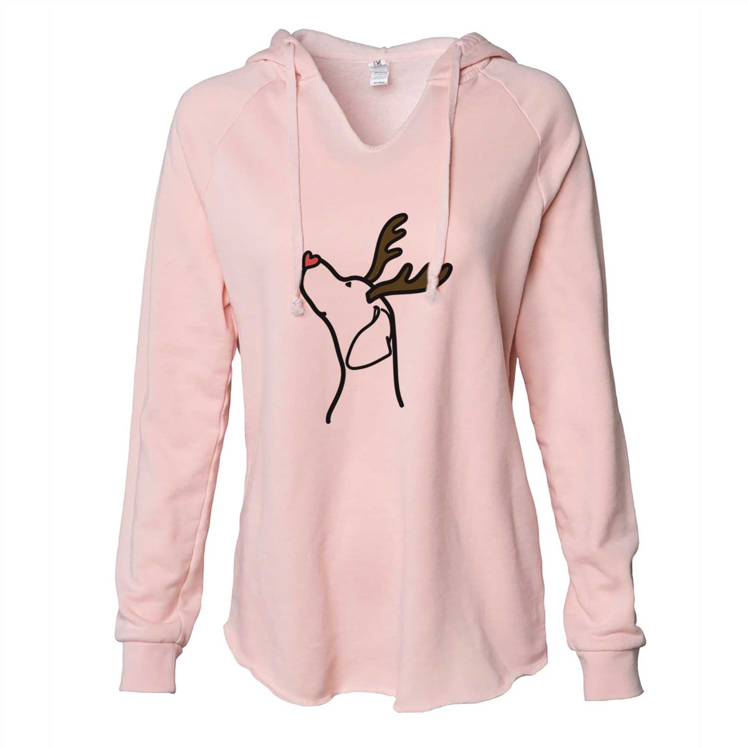 Red Nose English Pointer Profile - Cali Wave Hooded Sweatshirt