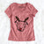 Red Nose Pitbull Mix - Ernie - Women's V-neck Shirt