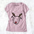 Red Nose Pitbull Mix - Ernie - Women's V-neck Shirt