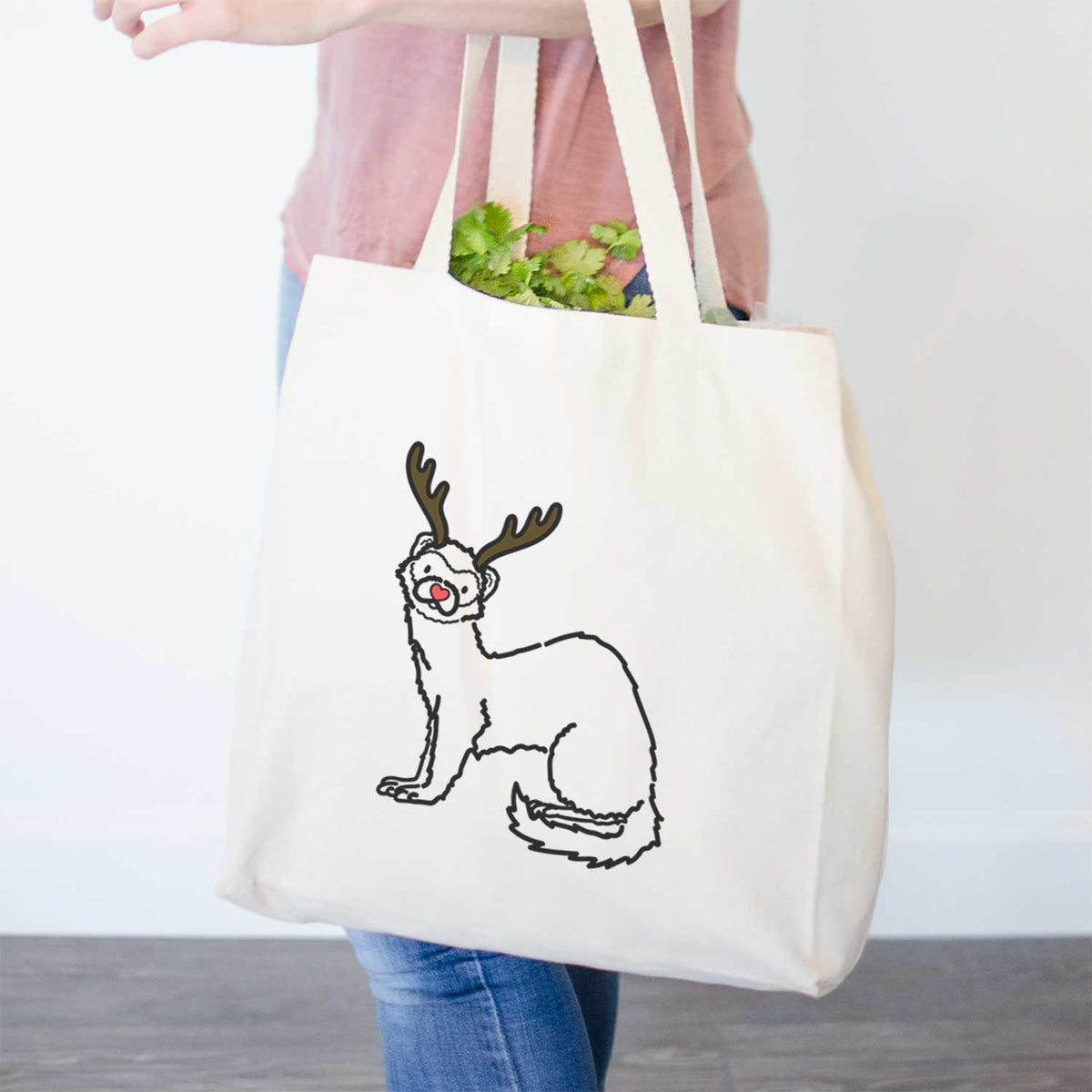 Red Nose Ferret - Fern - Tote Bag