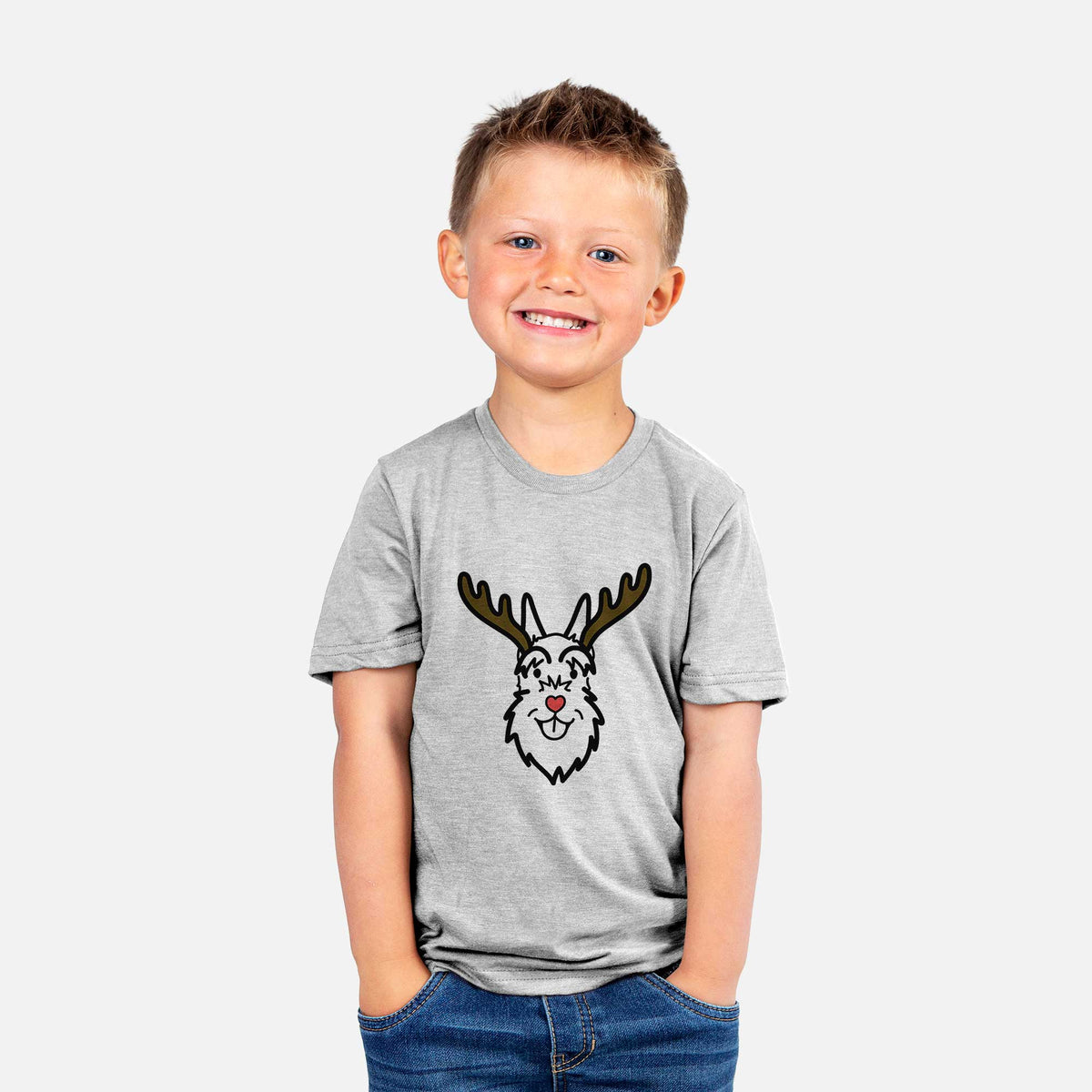 Red Nose Schnauzer Cropped Ears - Kids/Youth/Toddler Shirt