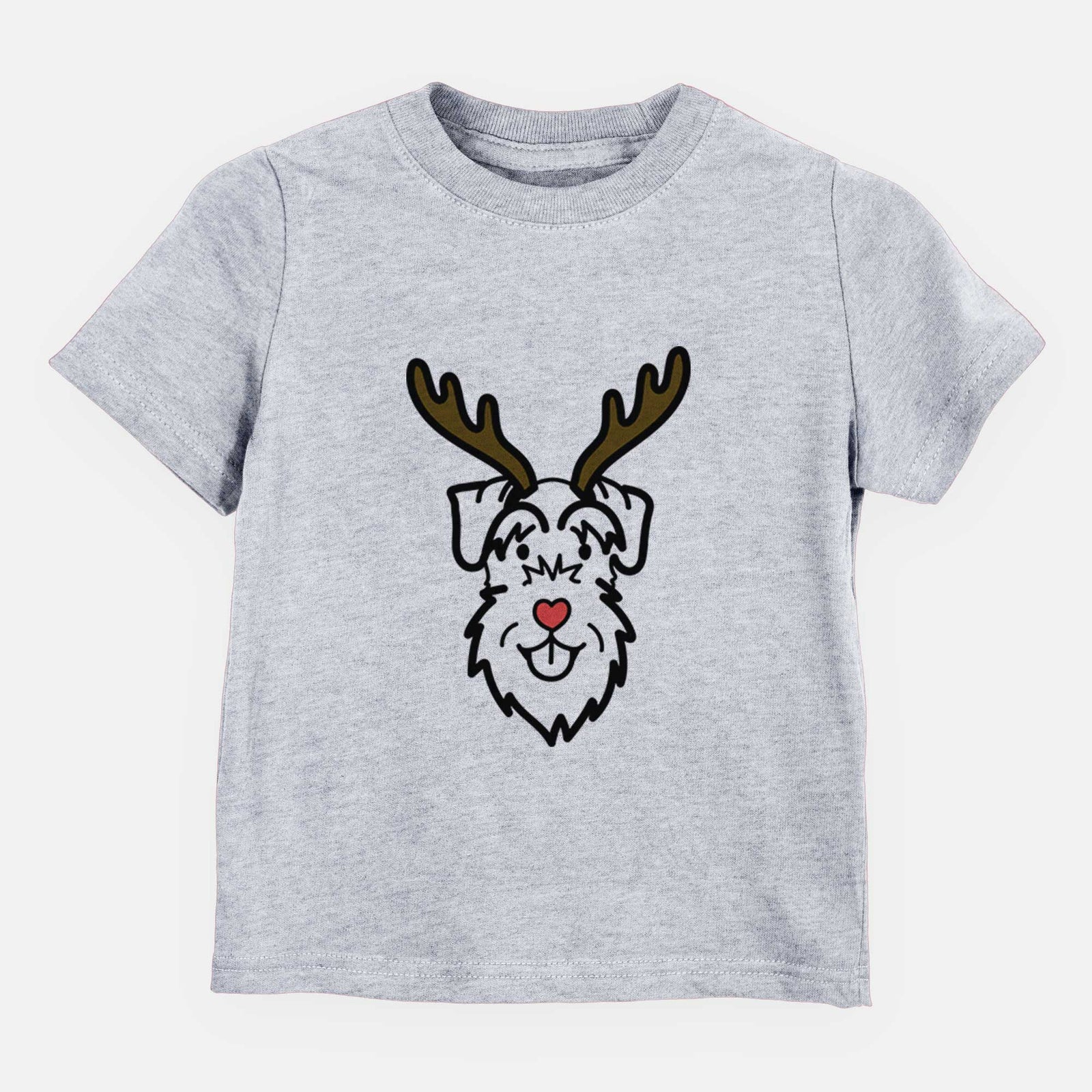 Red Nose Schnauzer Natural Ears - Kids/Youth/Toddler Shirt