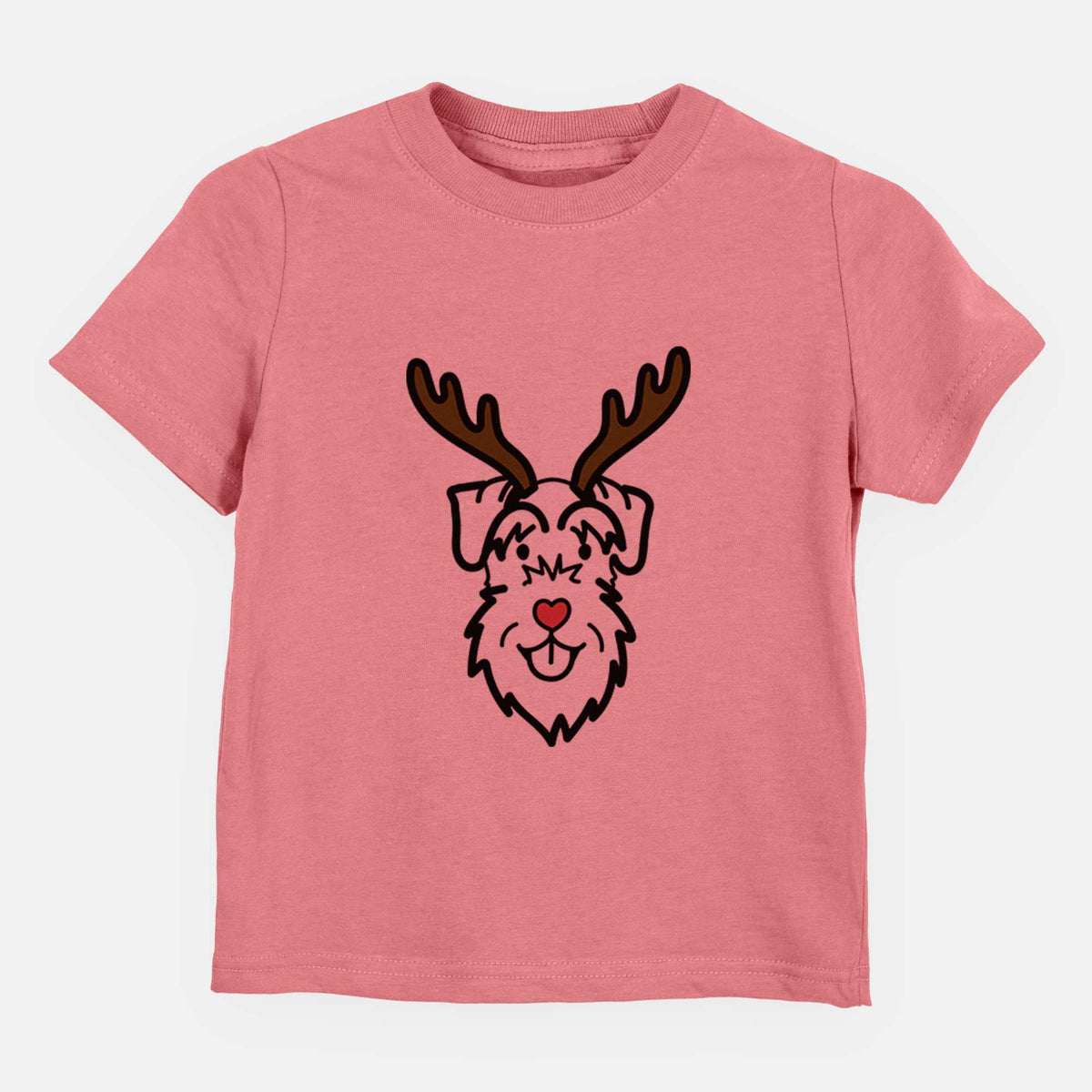 Red Nose Schnauzer Natural Ears - Kids/Youth/Toddler Shirt