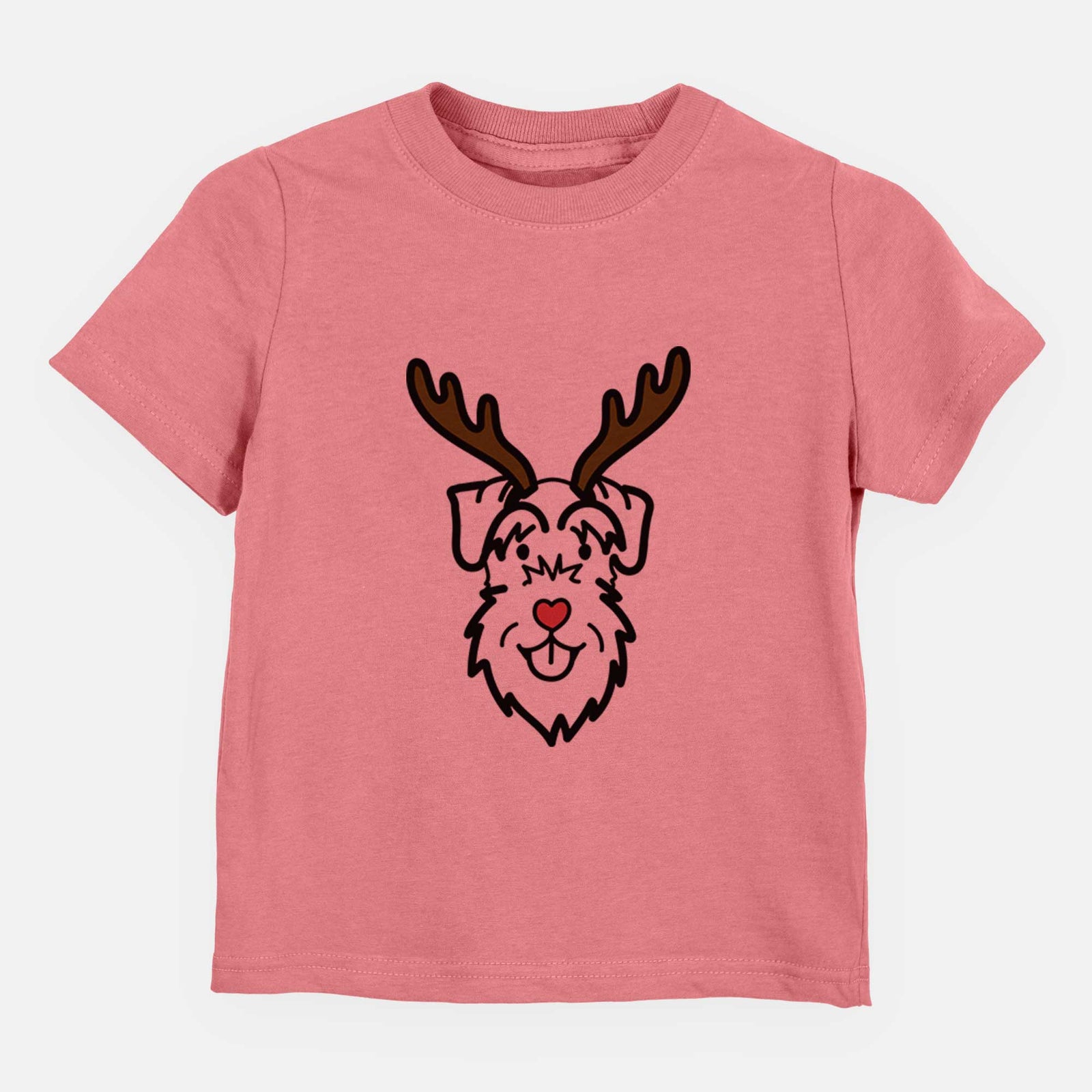 Red Nose Schnauzer Natural Ears - Kids/Youth/Toddler Shirt