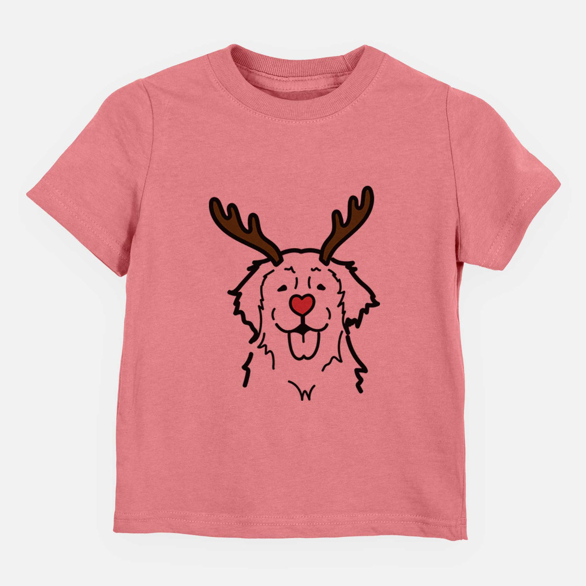 Red Nose Golden Retriever - Kids/Youth/Toddler Shirt