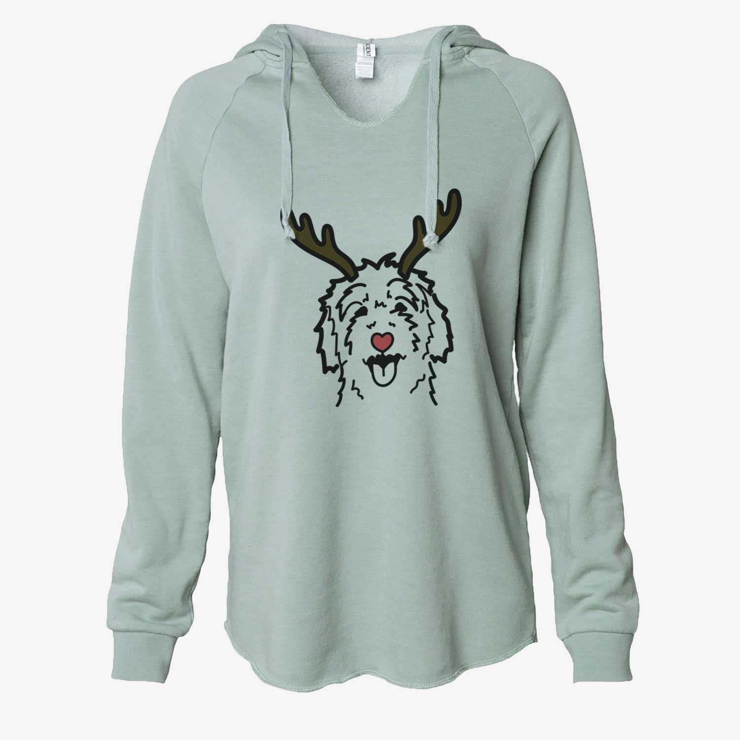 Red Nose Goldendoodle - Cali Wave Hooded Sweatshirt