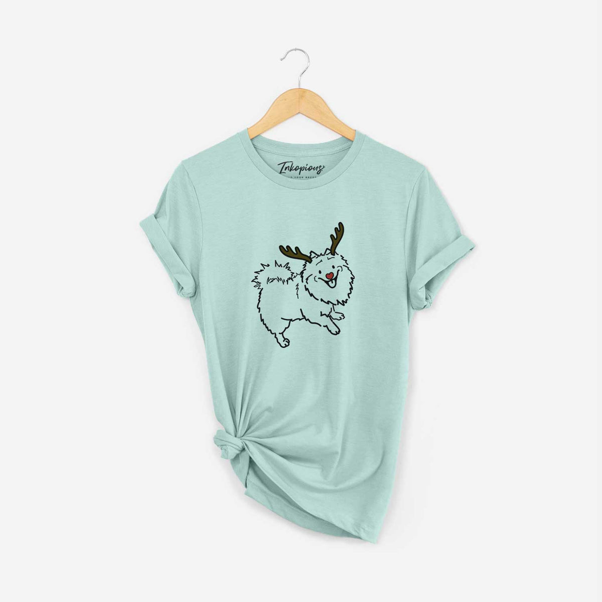 Red Nose Pomeranian Mix - Goldie - Unisex Crewneck