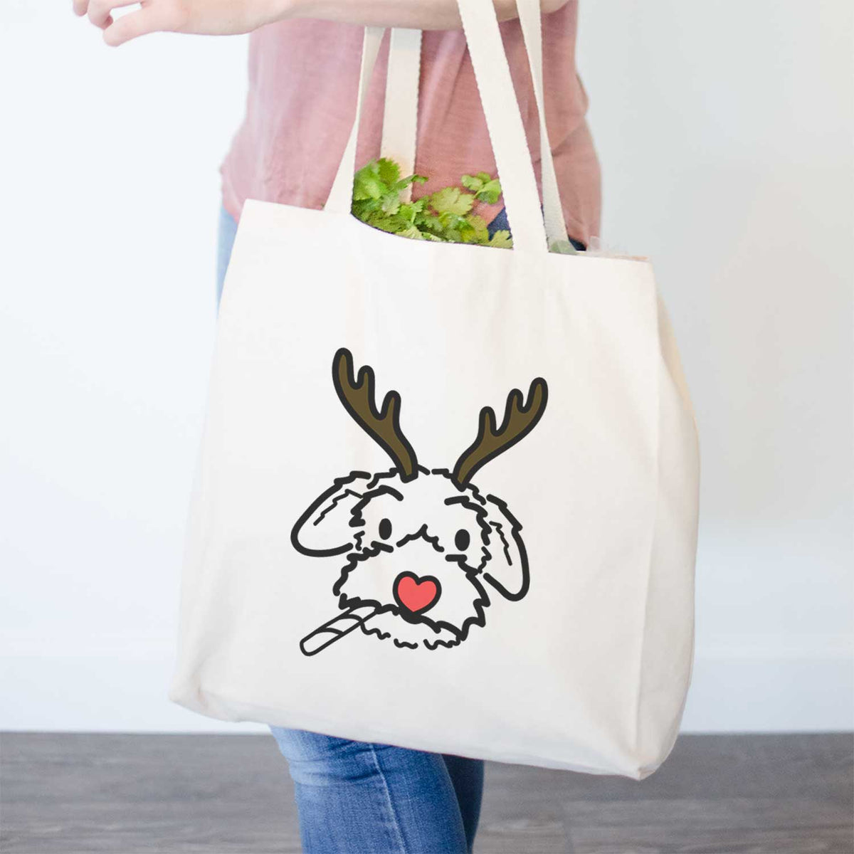 Red Nose Poodle Mix - Gomer - Tote Bag