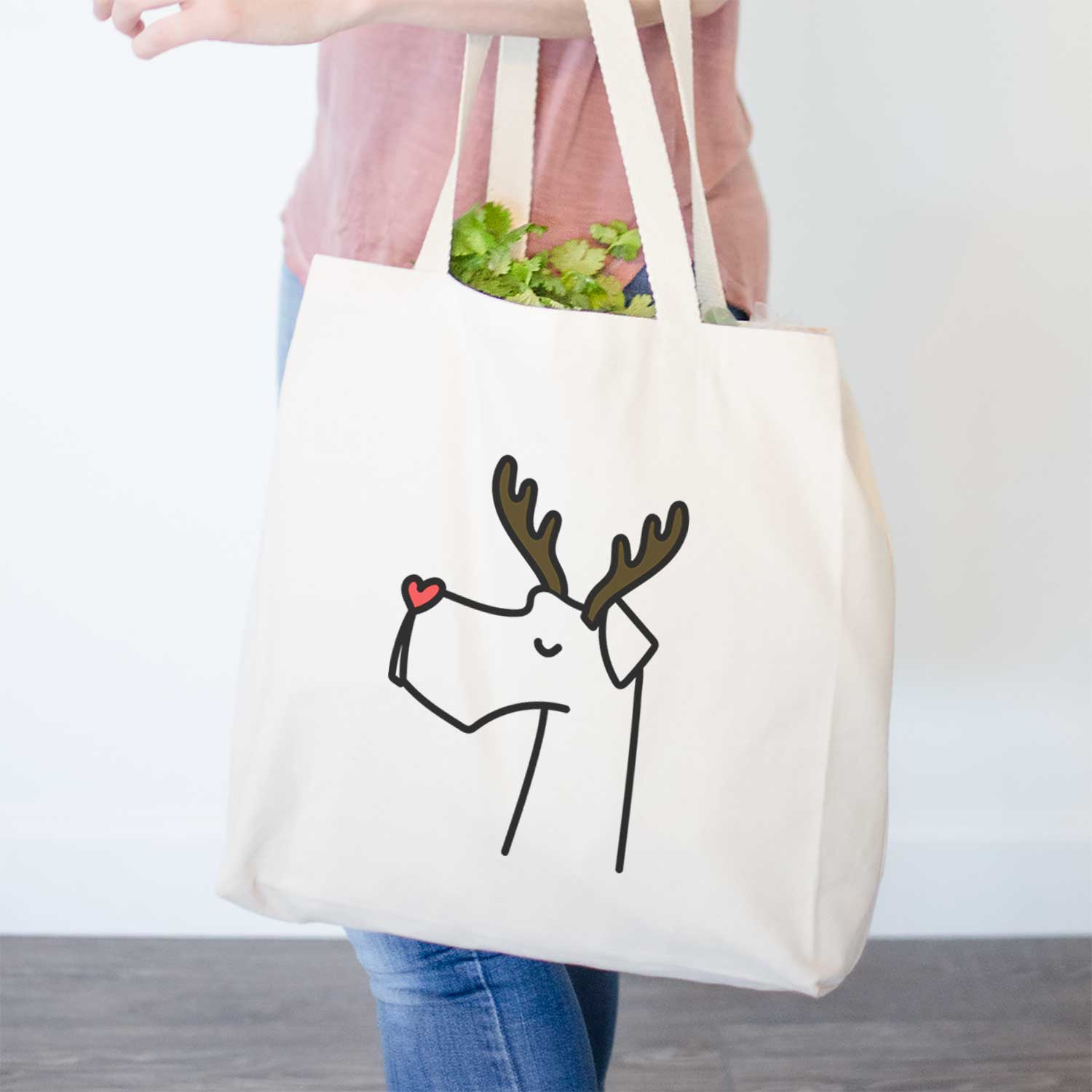 Red Nose Great Dane - Tote Bag