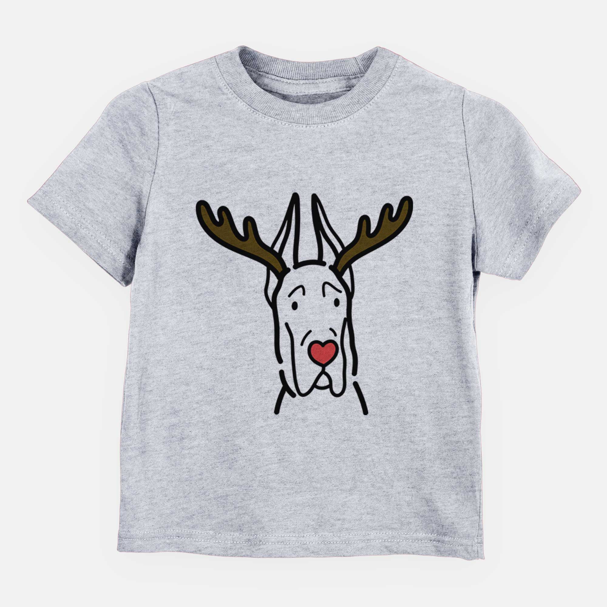 Red Nose Great Dane with Cropped Ears - Kids/Youth/Toddler Shirt