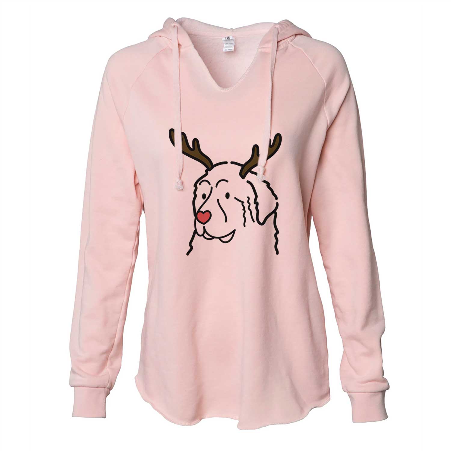 Red Nose Great Pyrenees - Cali Wave Hooded Sweatshirt