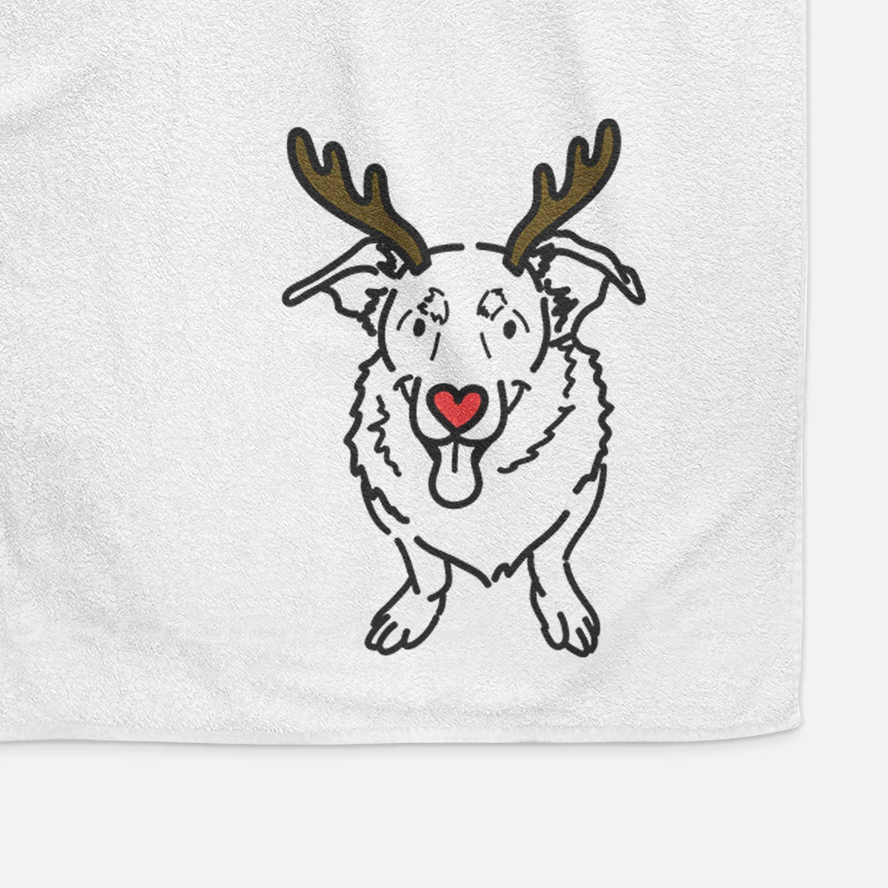 Red Nose Basset Hound German Shepherd Mix - Gretchen - Decorative Hand Towel