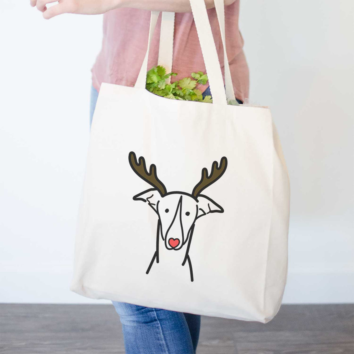 Red Nose Greyhound - Tote Bag