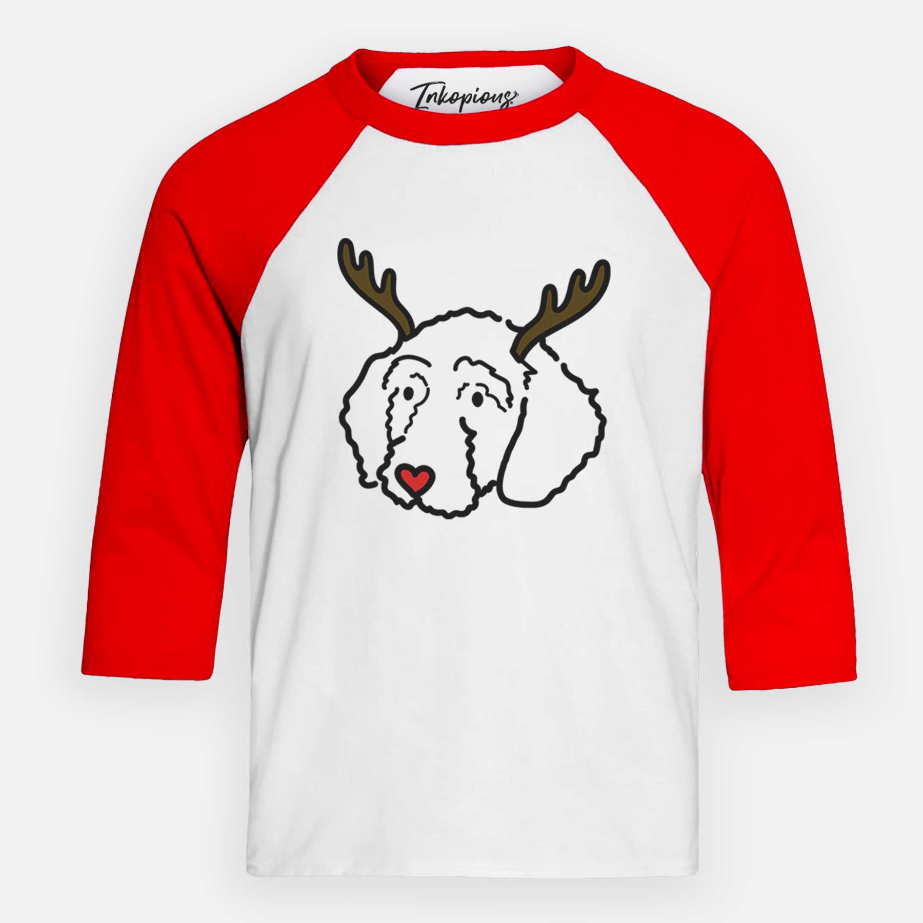 Red Nose Goldendoodle - Hanna - Youth 3/4 Long Sleeve