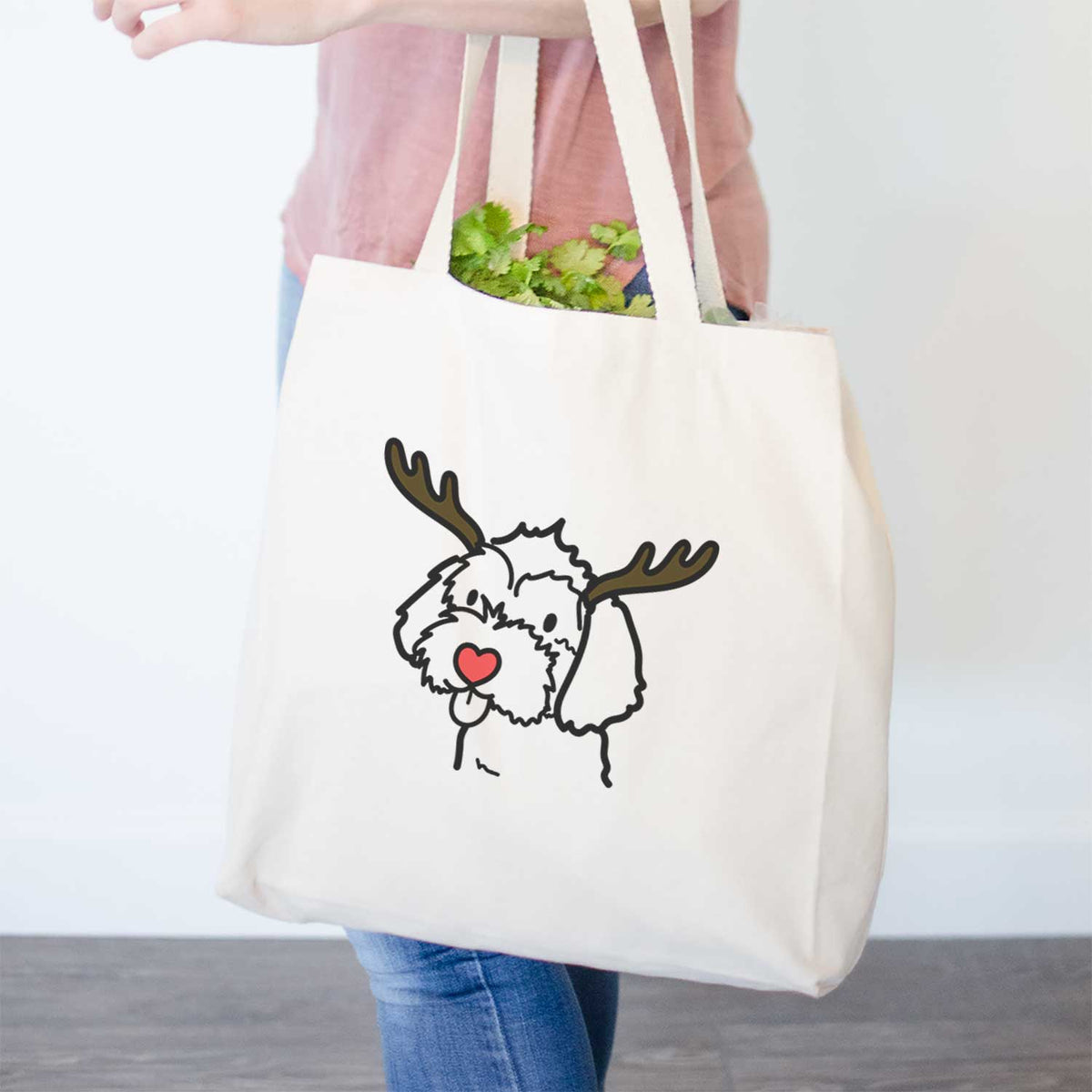 Red Nose Havapoo - Tote Bag